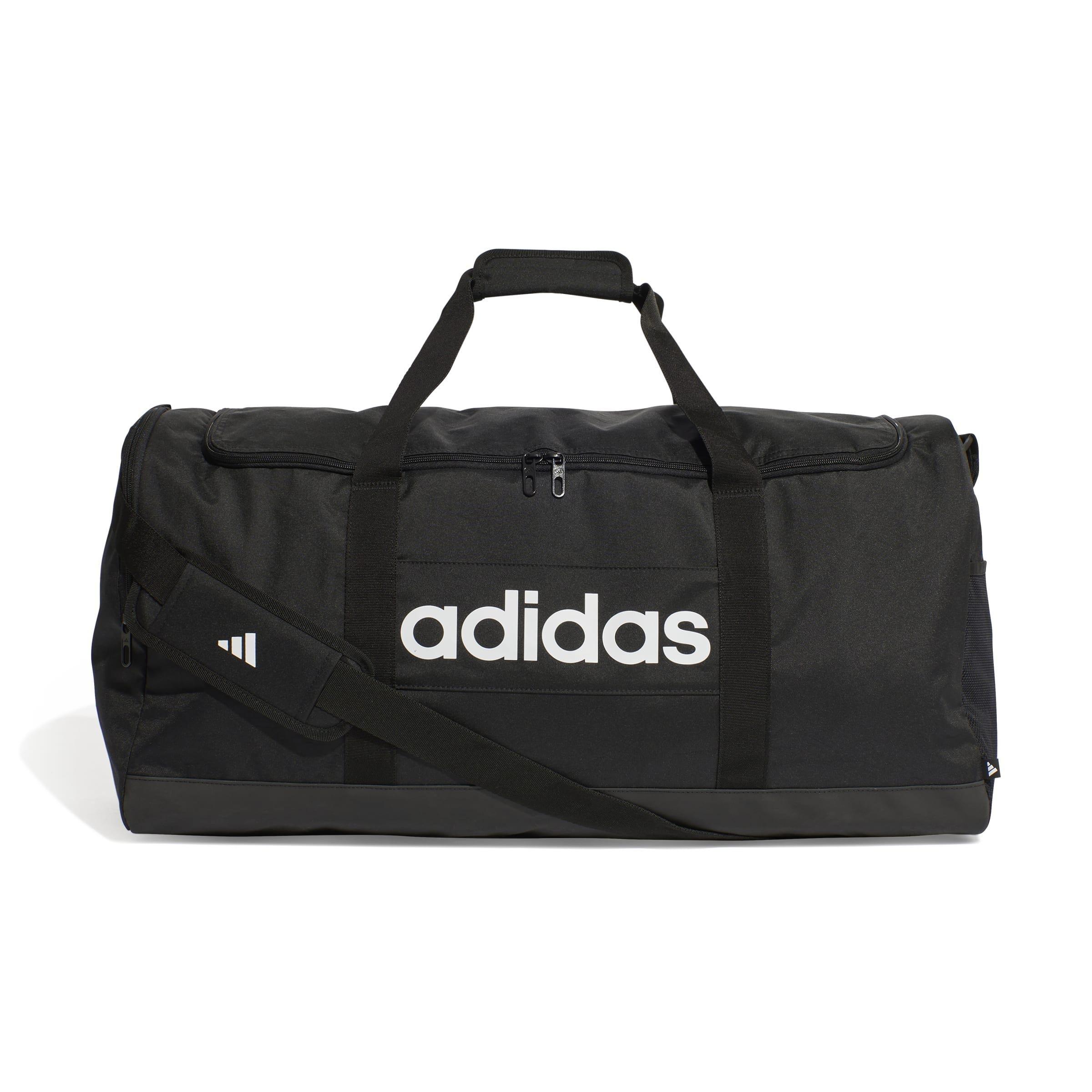 Unisex Linear Duffel Large, Black, A701_ONE, medium