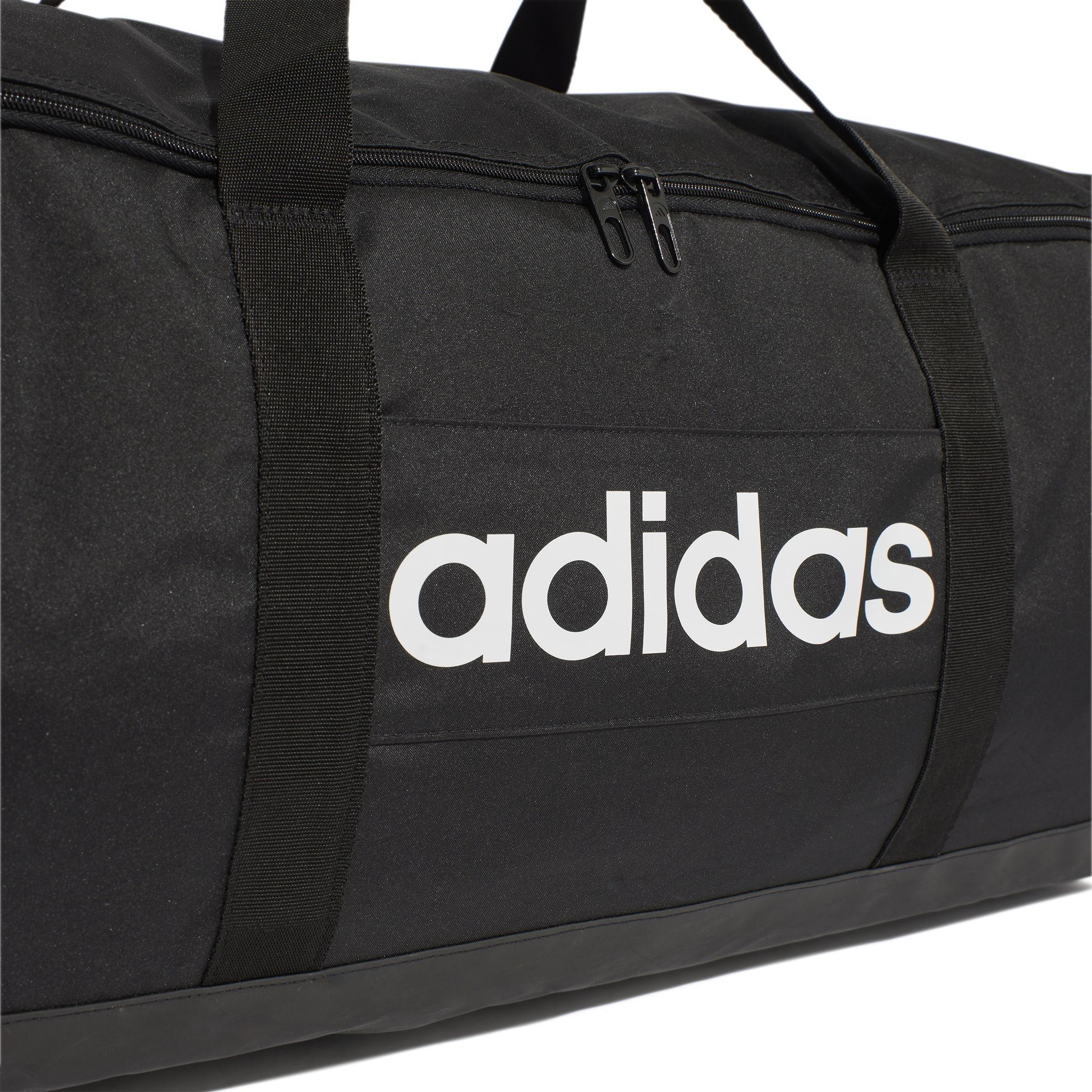 Unisex Linear Duffel Large, Black, A701_ONE, large image number 4