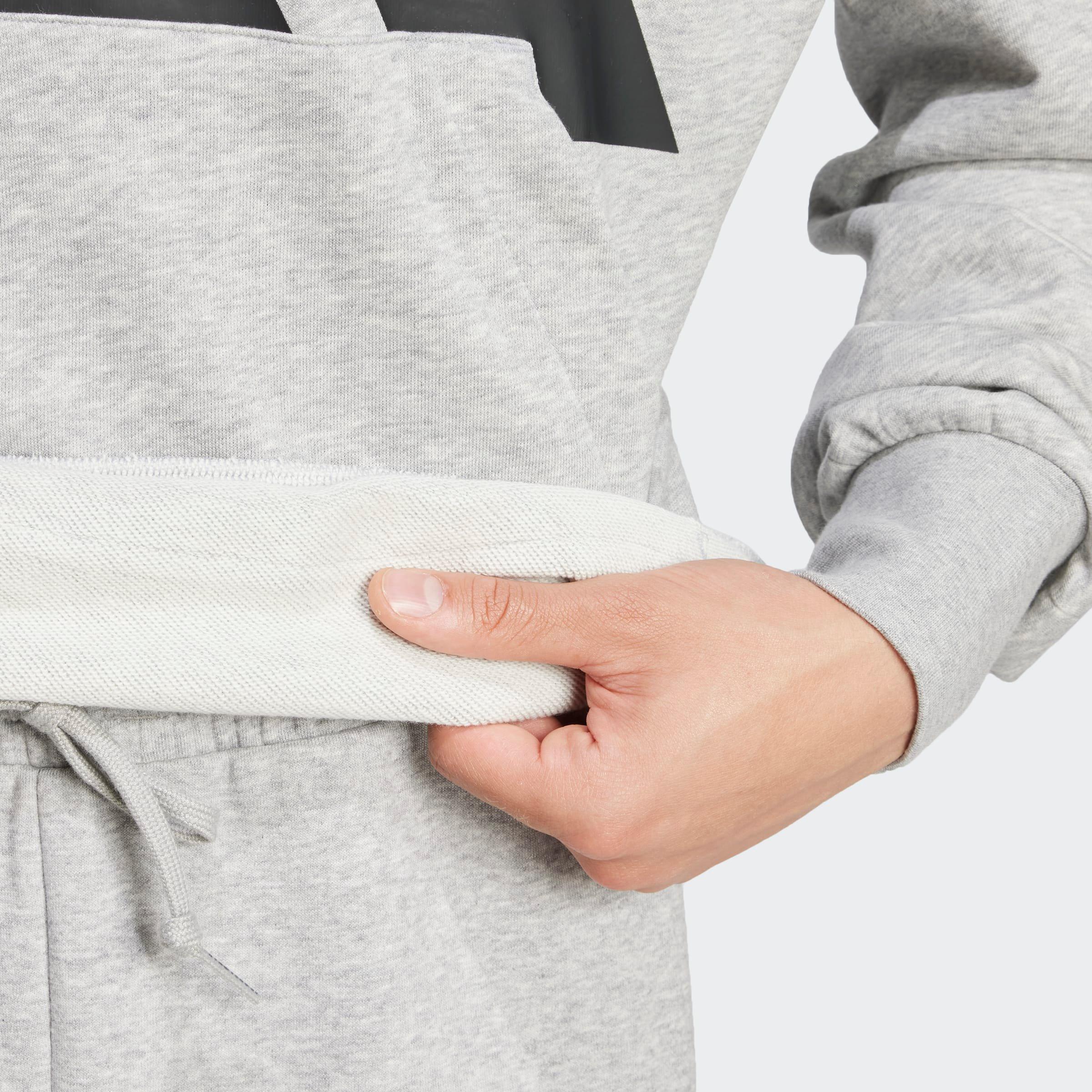 Essentials Big Logo French Terry Hoodie, Grey, A701_ONE, large image number 5