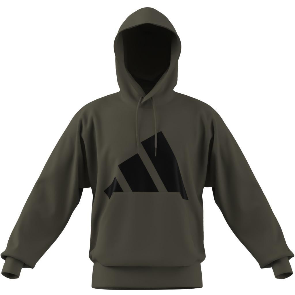 Essentials Big Logo French Terry Hoodie, Green, , large image number 7