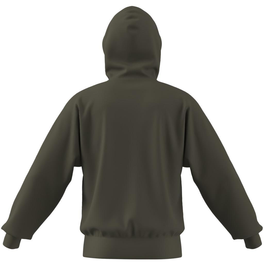 Essentials Big Logo French Terry Hoodie, Green, , large image number 13