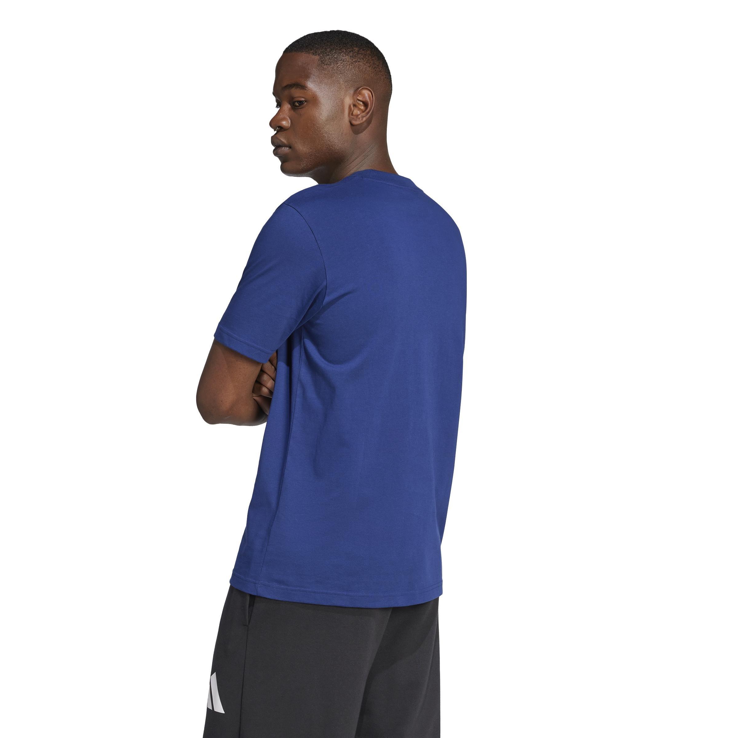 Essentials Big Logo Tee, Blue, A701_ONE, large image number 2