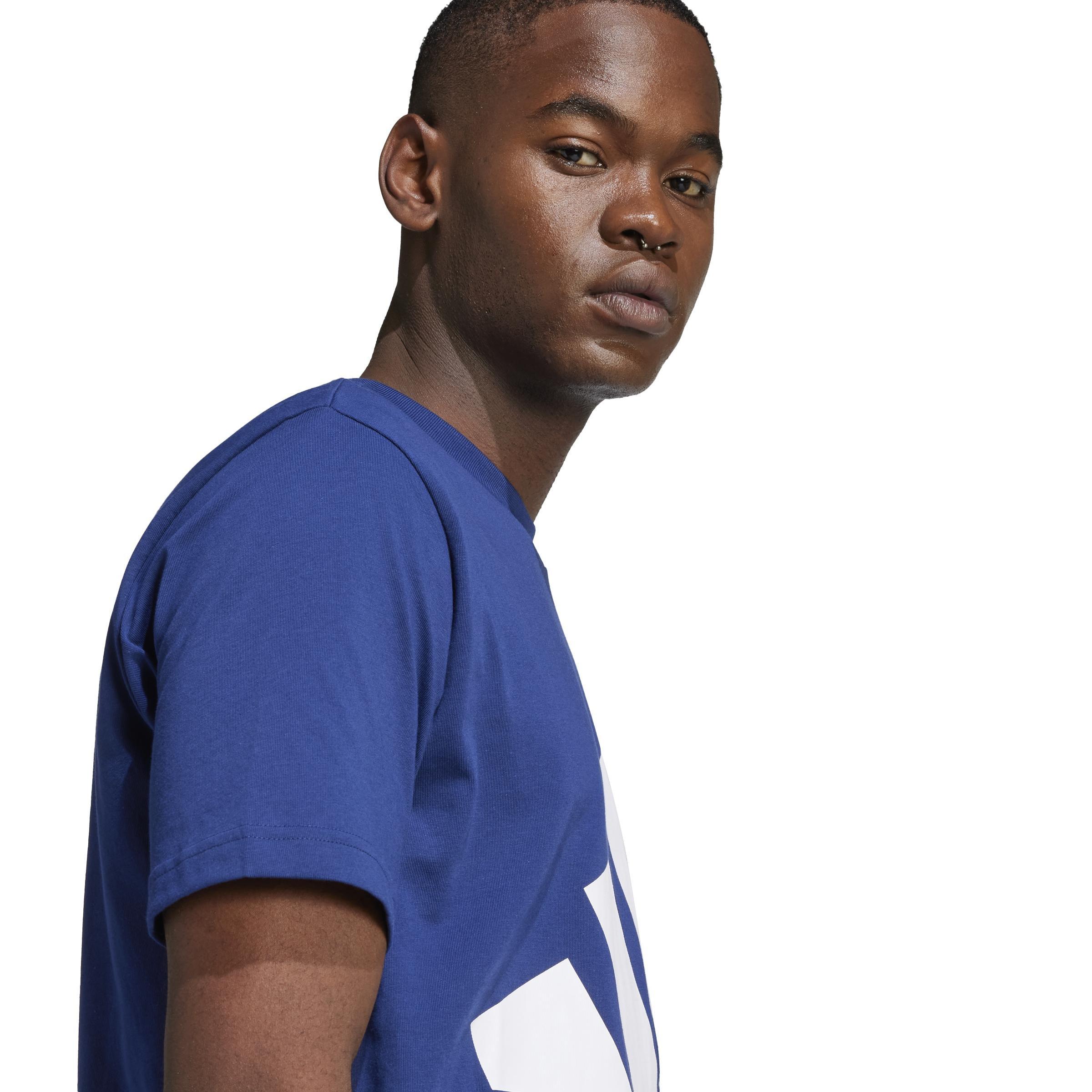 Essentials Big Logo Tee, Blue, A701_ONE, large image number 4