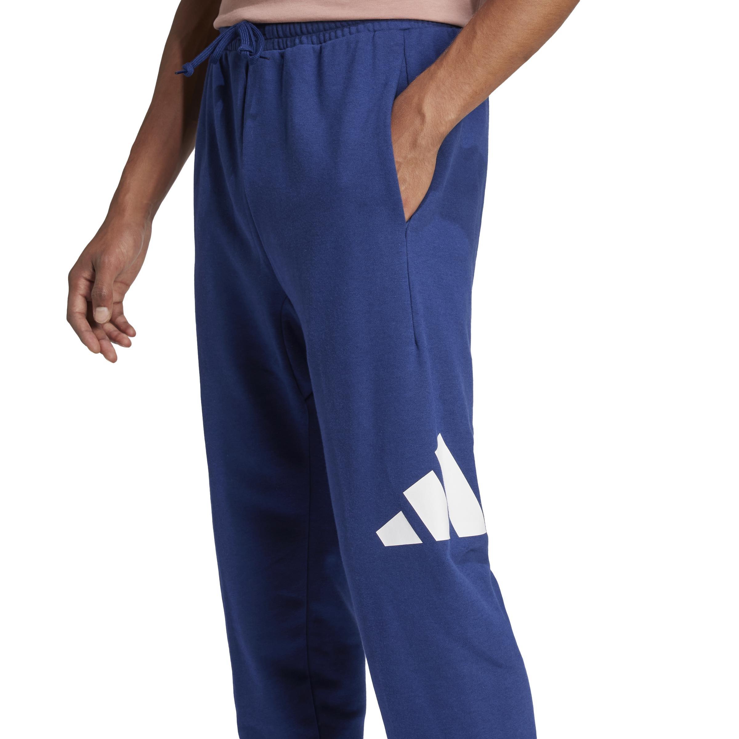 Essentials Big Logo French Terry Joggers, Blue, , large image number 3