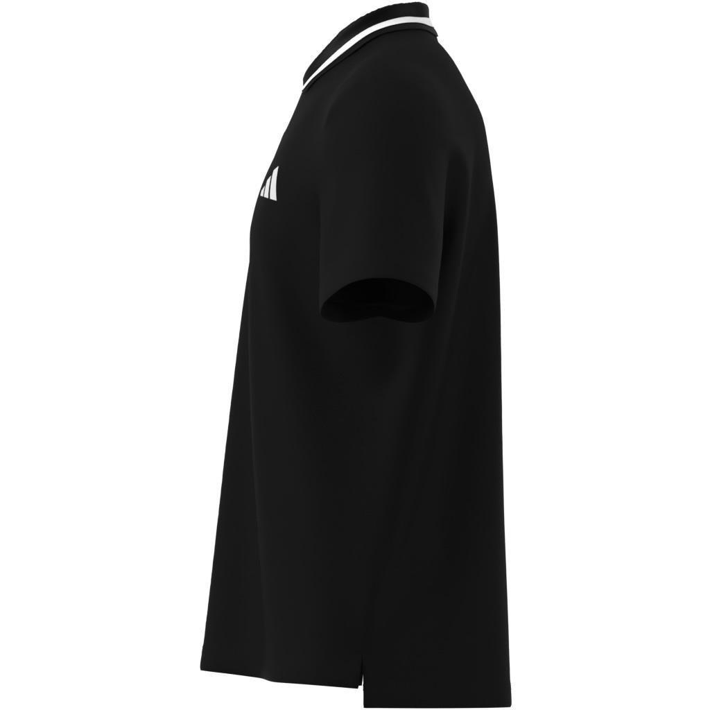 Essentials Small Logo Piqué Polo Shirt, Black, , large image number 4