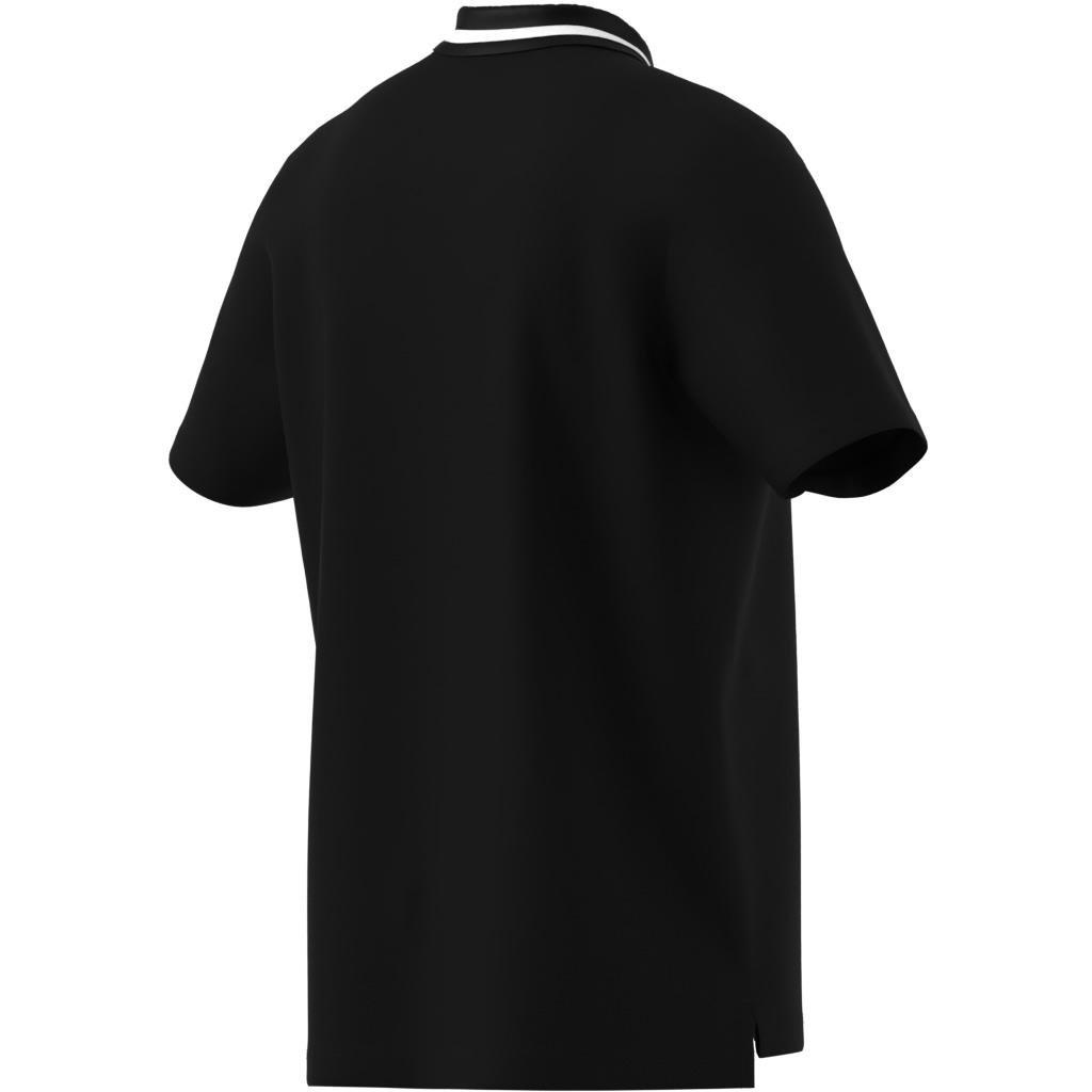 Essentials Small Logo Piqué Polo Shirt, Black, , large image number 6