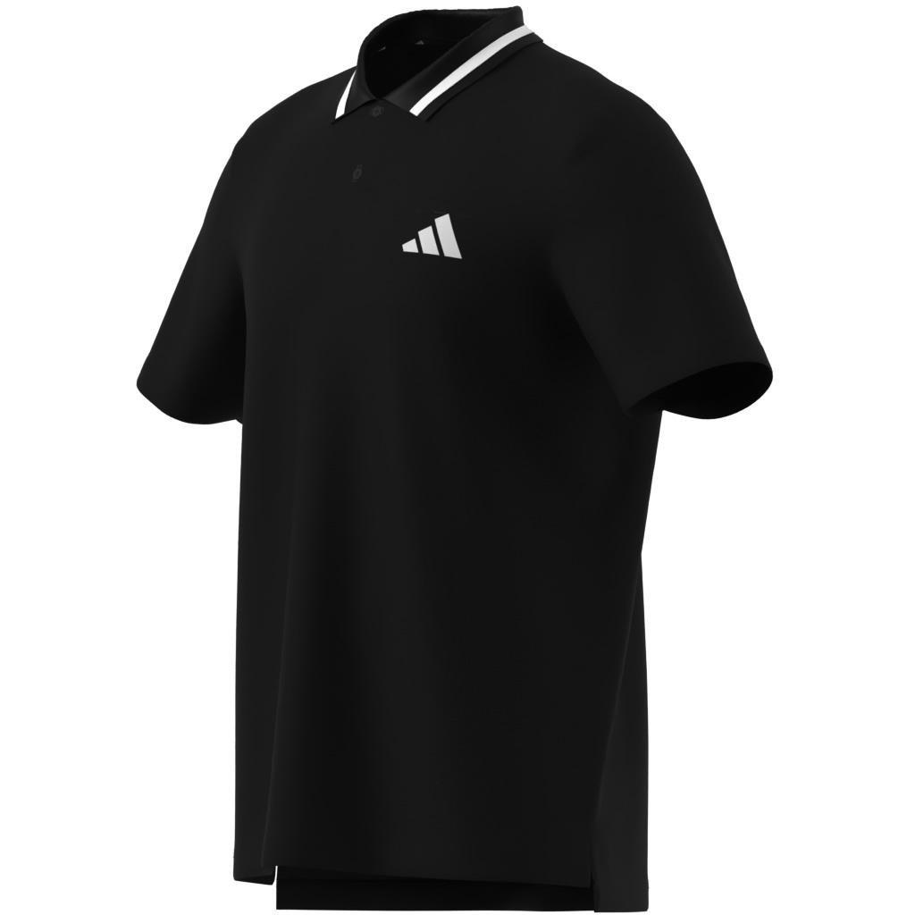 Essentials Small Logo Piqué Polo Shirt, Black, , large image number 7