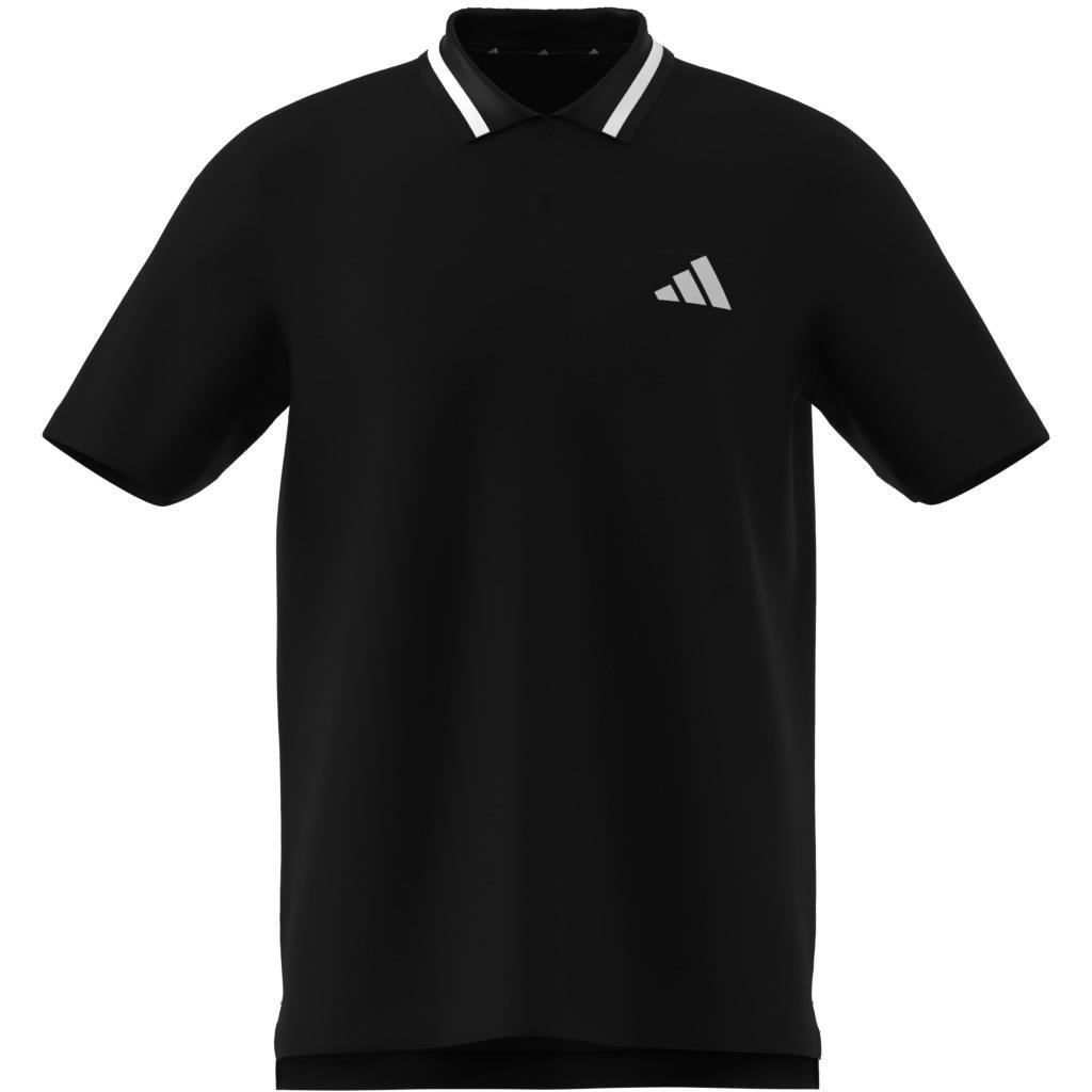 Essentials Small Logo Piqué Polo Shirt, Black, , large image number 8