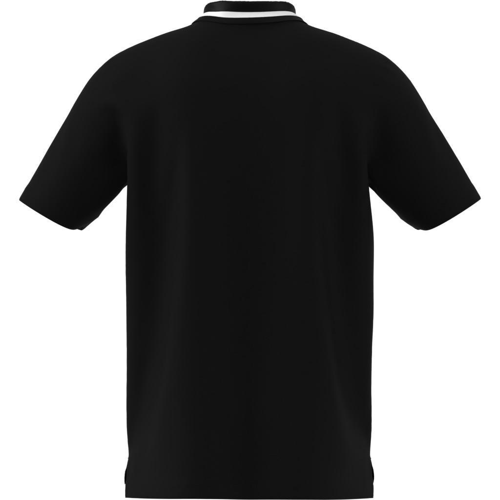 Essentials Small Logo Piqué Polo Shirt, Black, , large image number 9