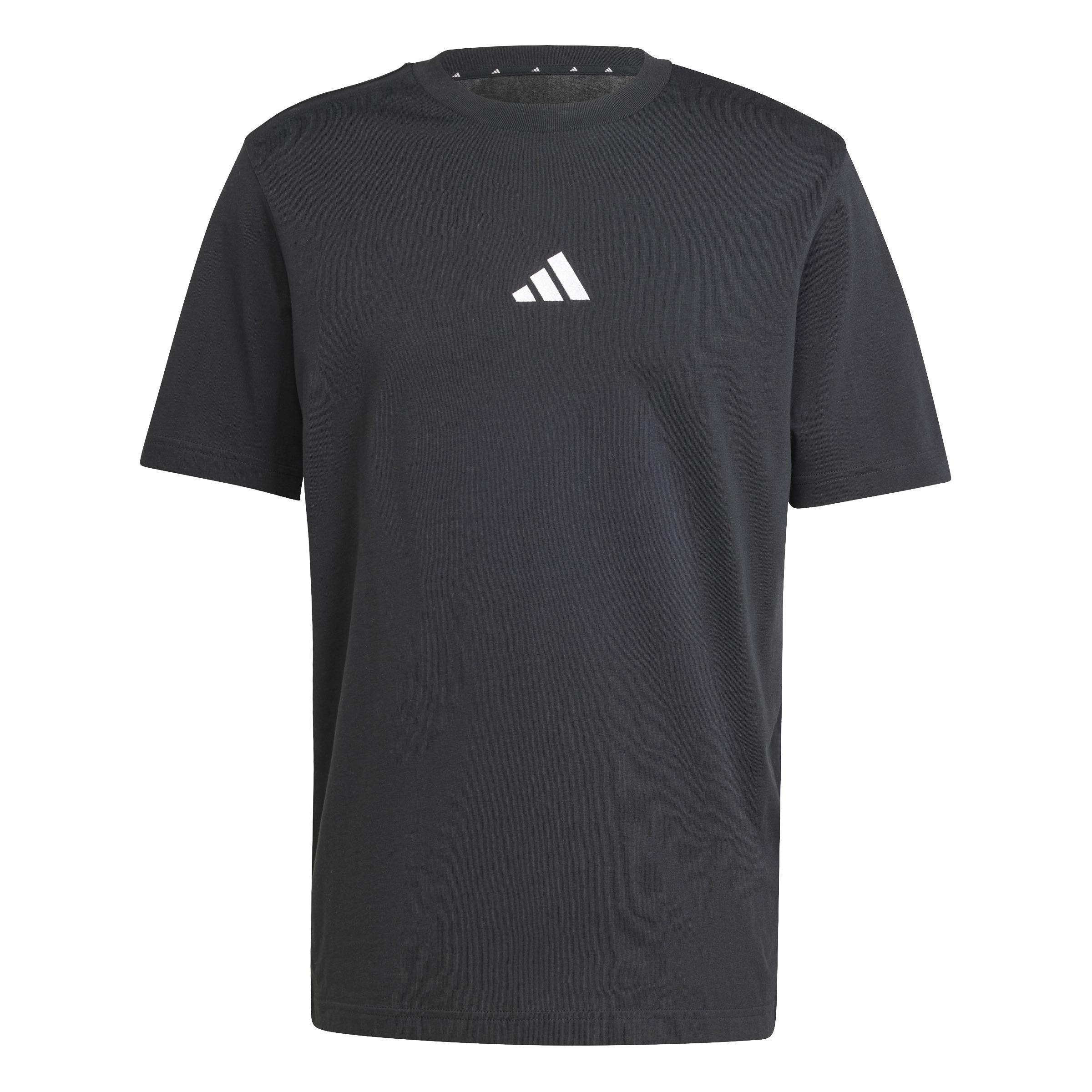 Essentials Small Logo Single Jersey T-Shirt, Black, , large image number 0