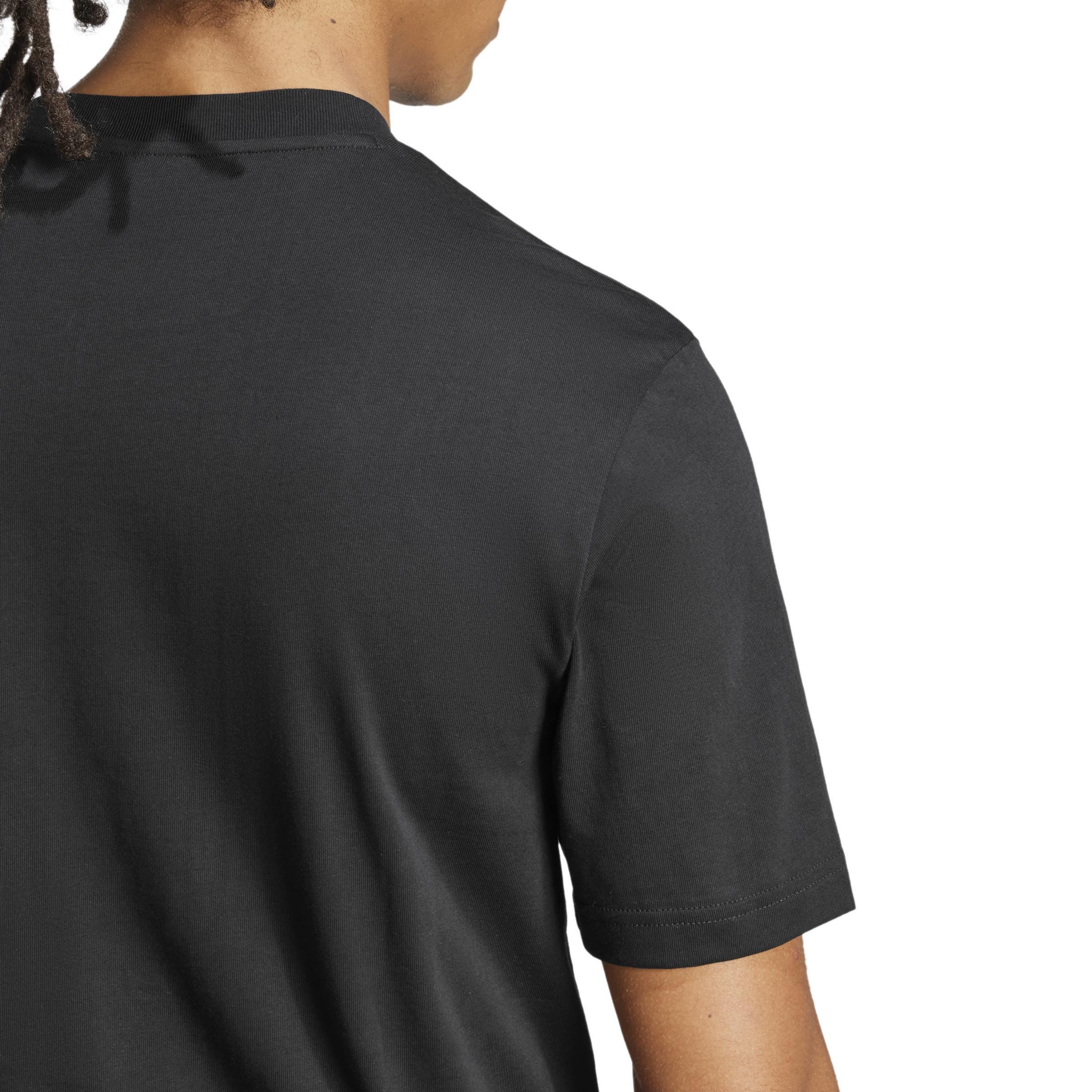 Essentials Small Logo Single Jersey T-Shirt, Black, , large image number 4