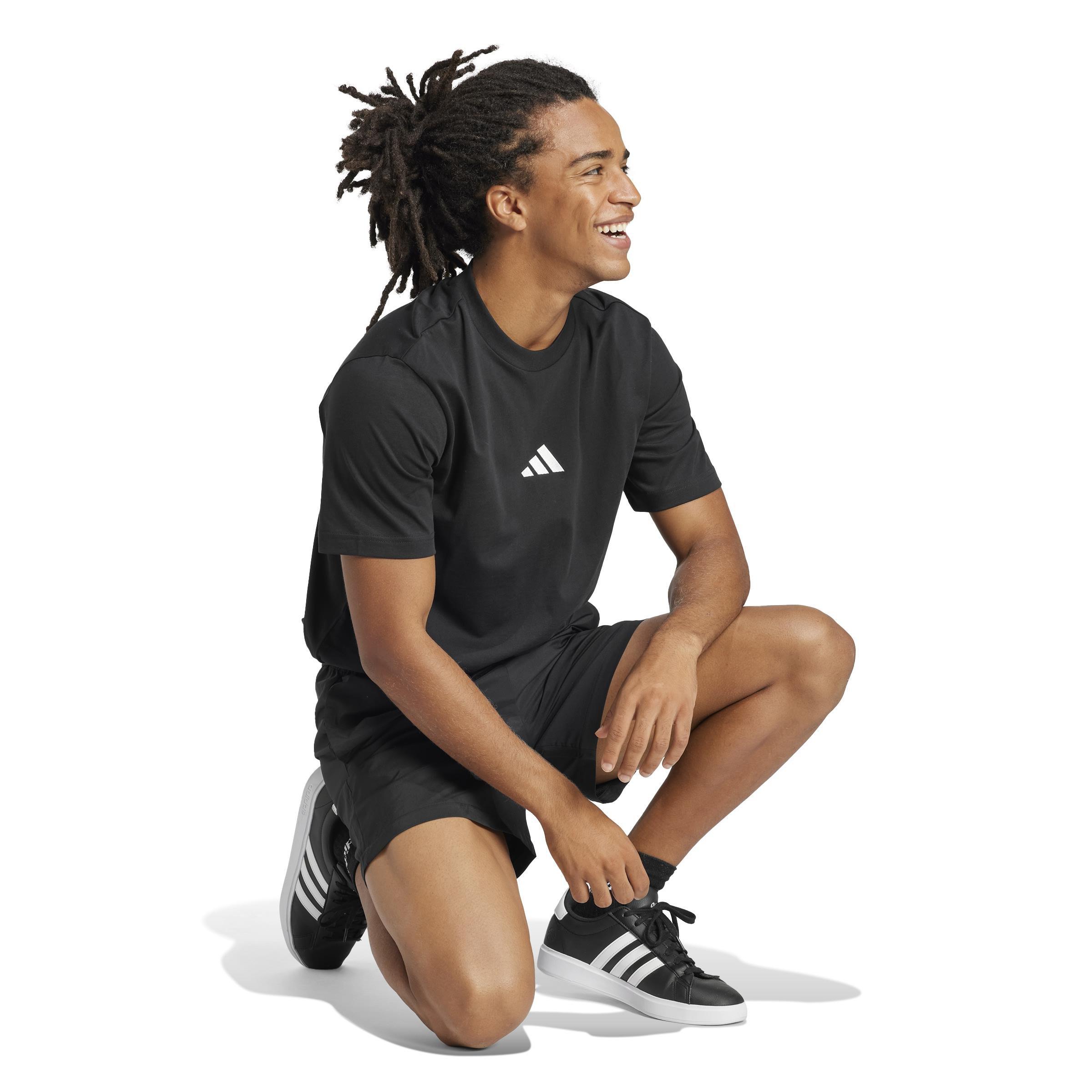 Essentials Small Logo Single Jersey T-Shirt, Black, , large image number 11