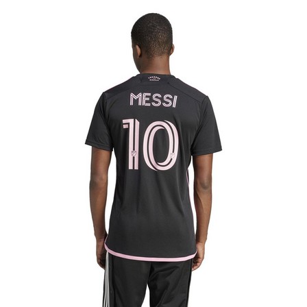 Men Inter Miami Cf 23/24 Messi Away Jersey, Black, A701_ONE, large image number 3
