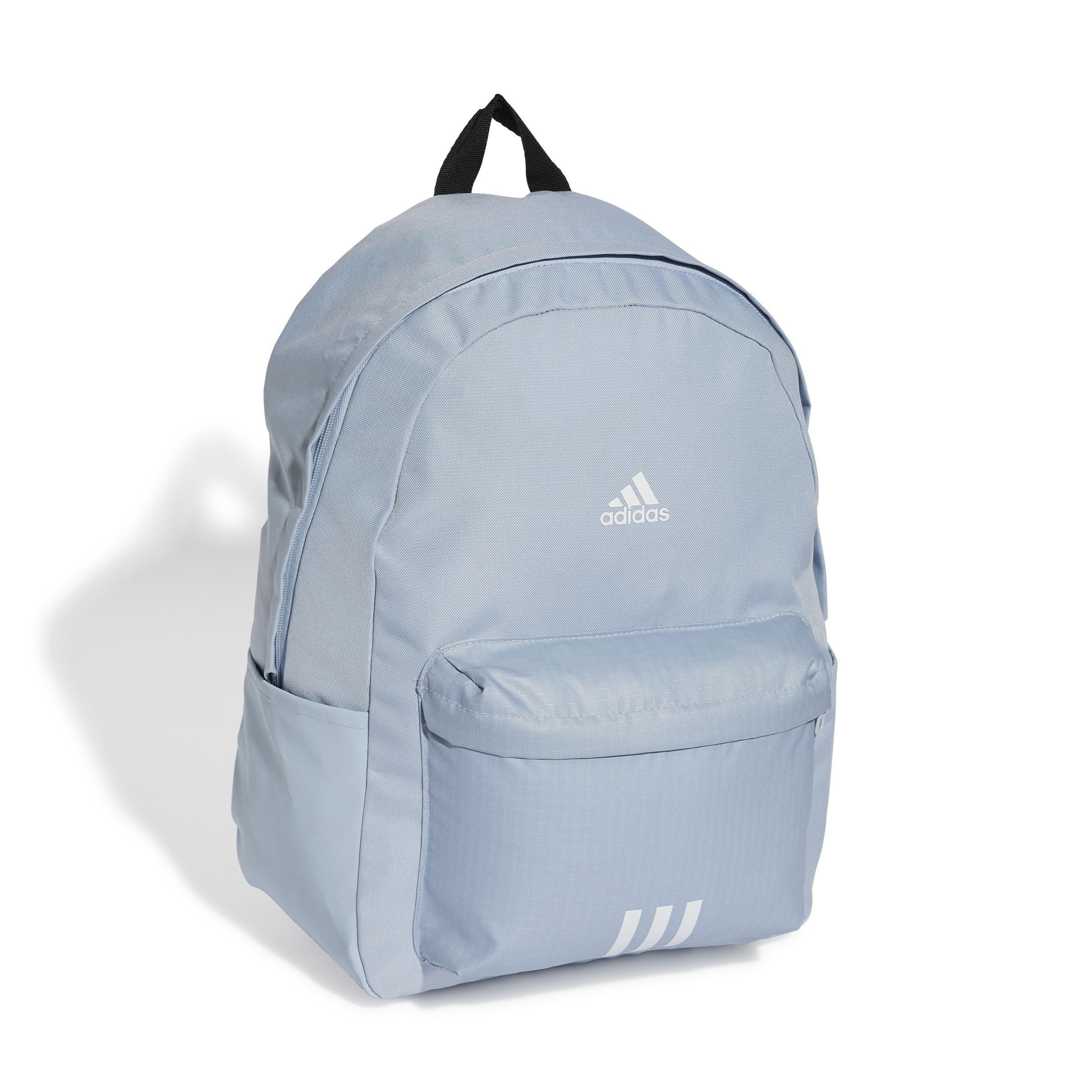 Unisex Classic Badge Of Sport 3-Stripes Backpack, Blue, A701_ONE, large image number 0