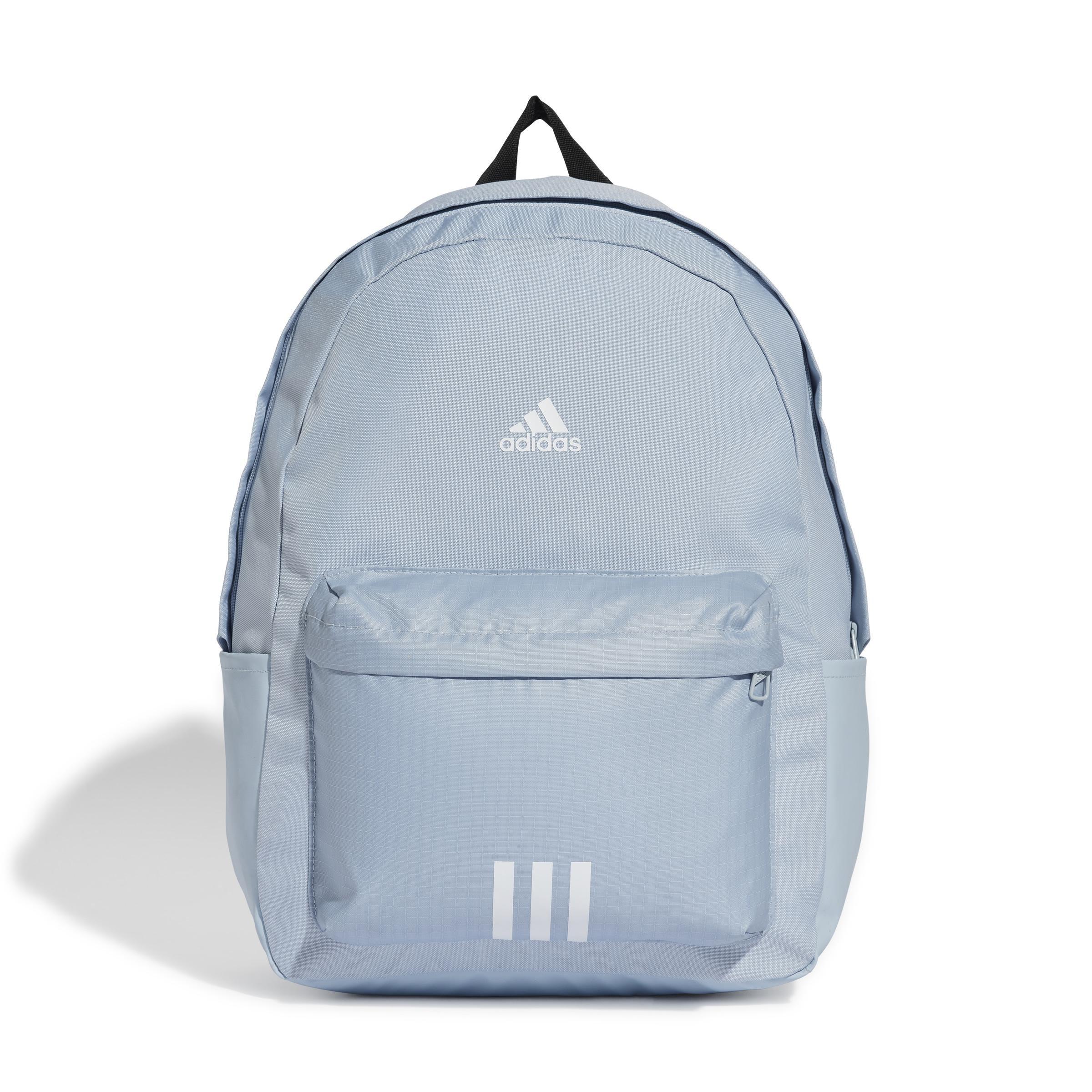 Unisex Classic Badge Of Sport 3-Stripes Backpack, Blue, A701_ONE, large image number 1