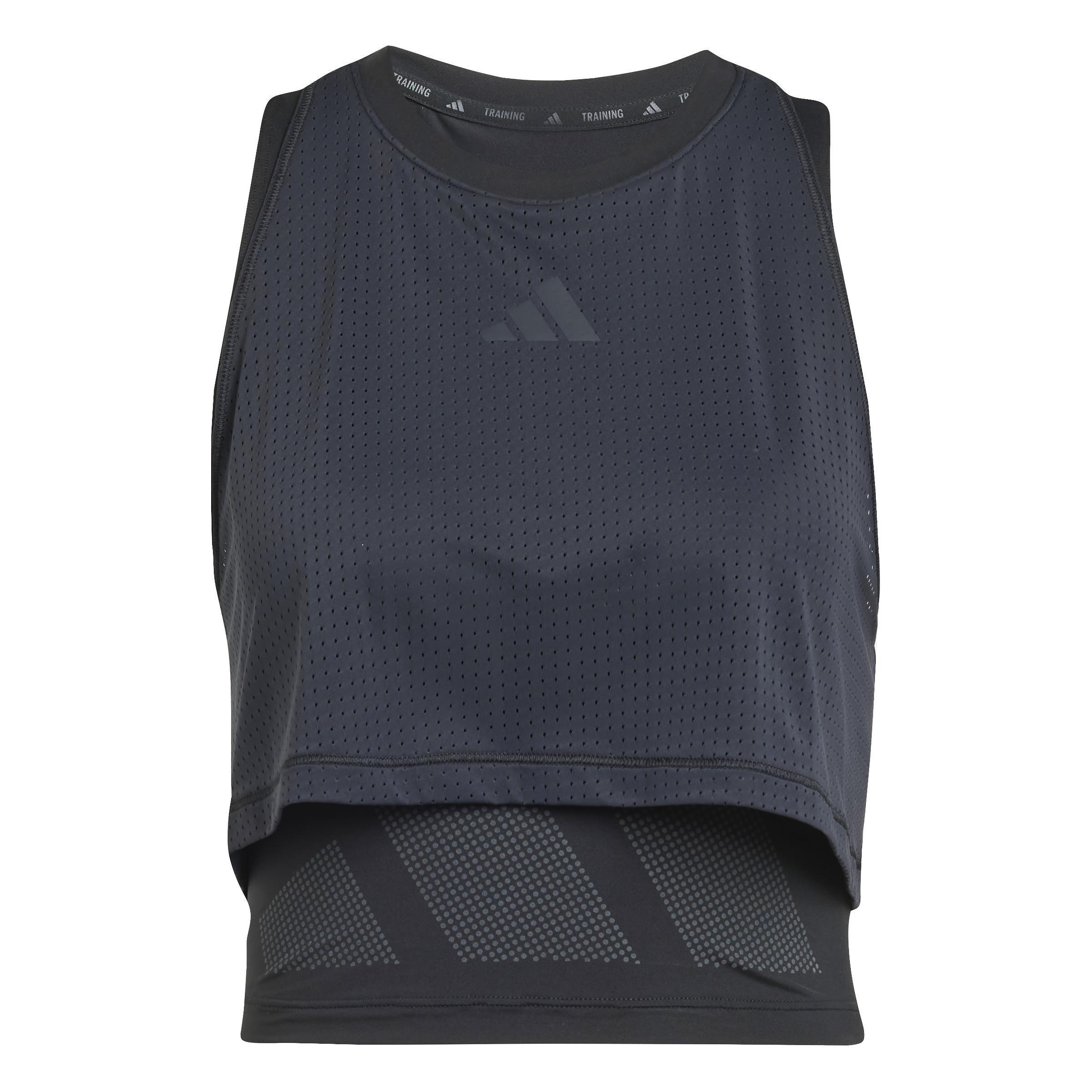 Cool Intensity 2-in-1 Workout Tank Top, Black, , large image number 0