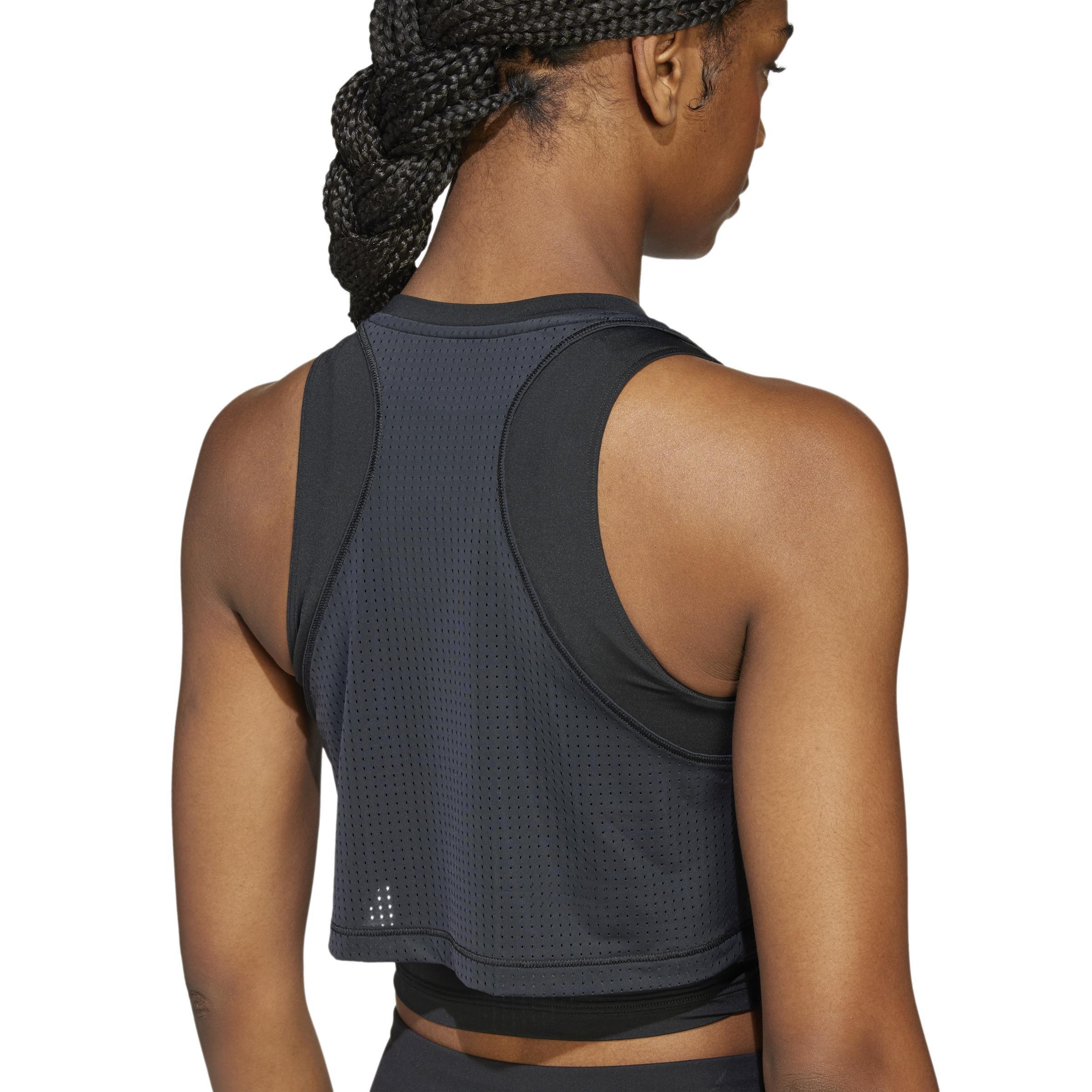Cool Intensity 2-in-1 Workout Tank Top, Black, , large image number 2