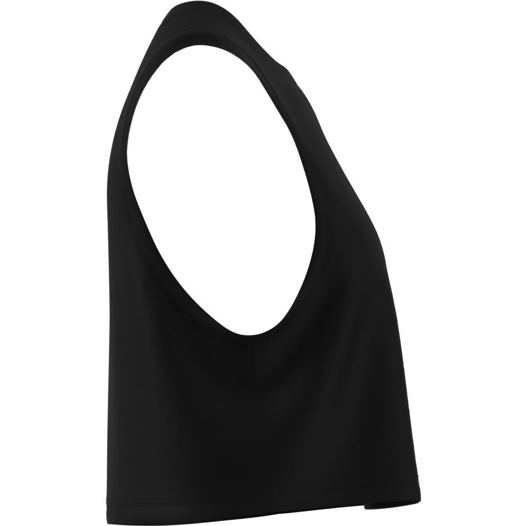 Train Essentials Boxy Workout Tank Top, Black, , large image number 8