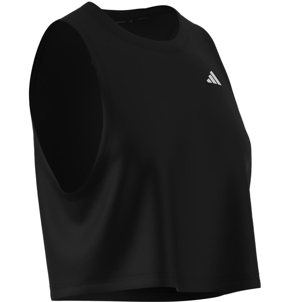 Train Essentials Boxy Workout Tank Top, Black, , large image number 10