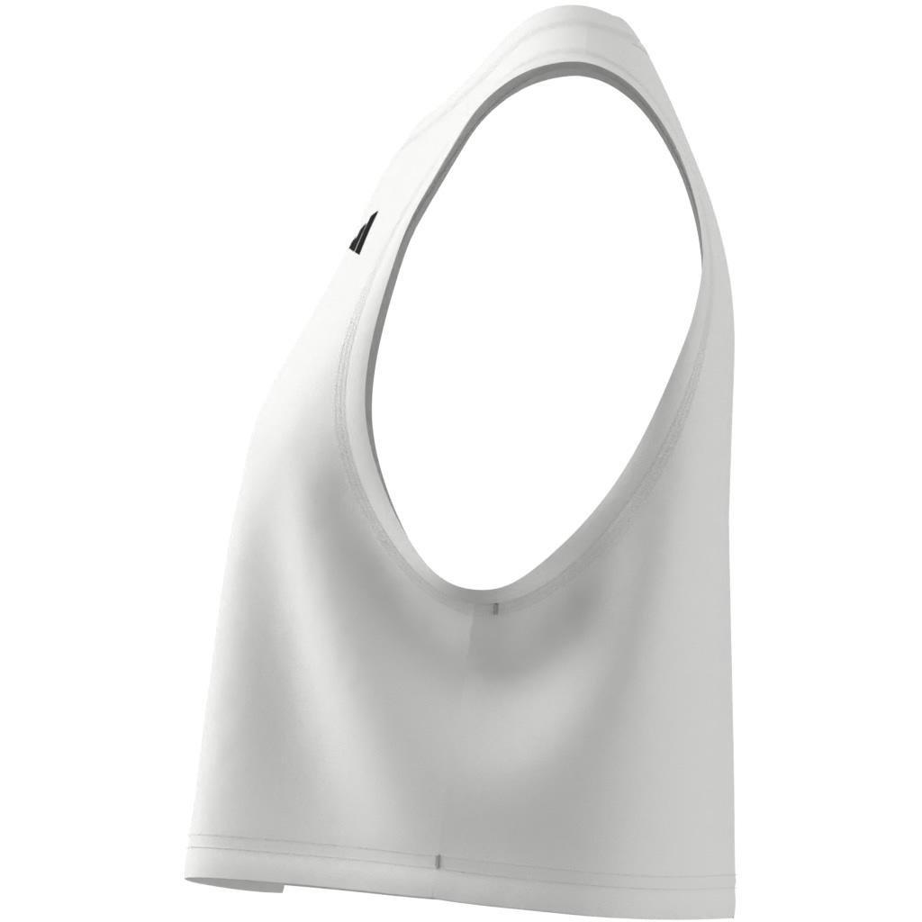 Train Essentials Boxy Workout Tank Top, White, , large image number 5