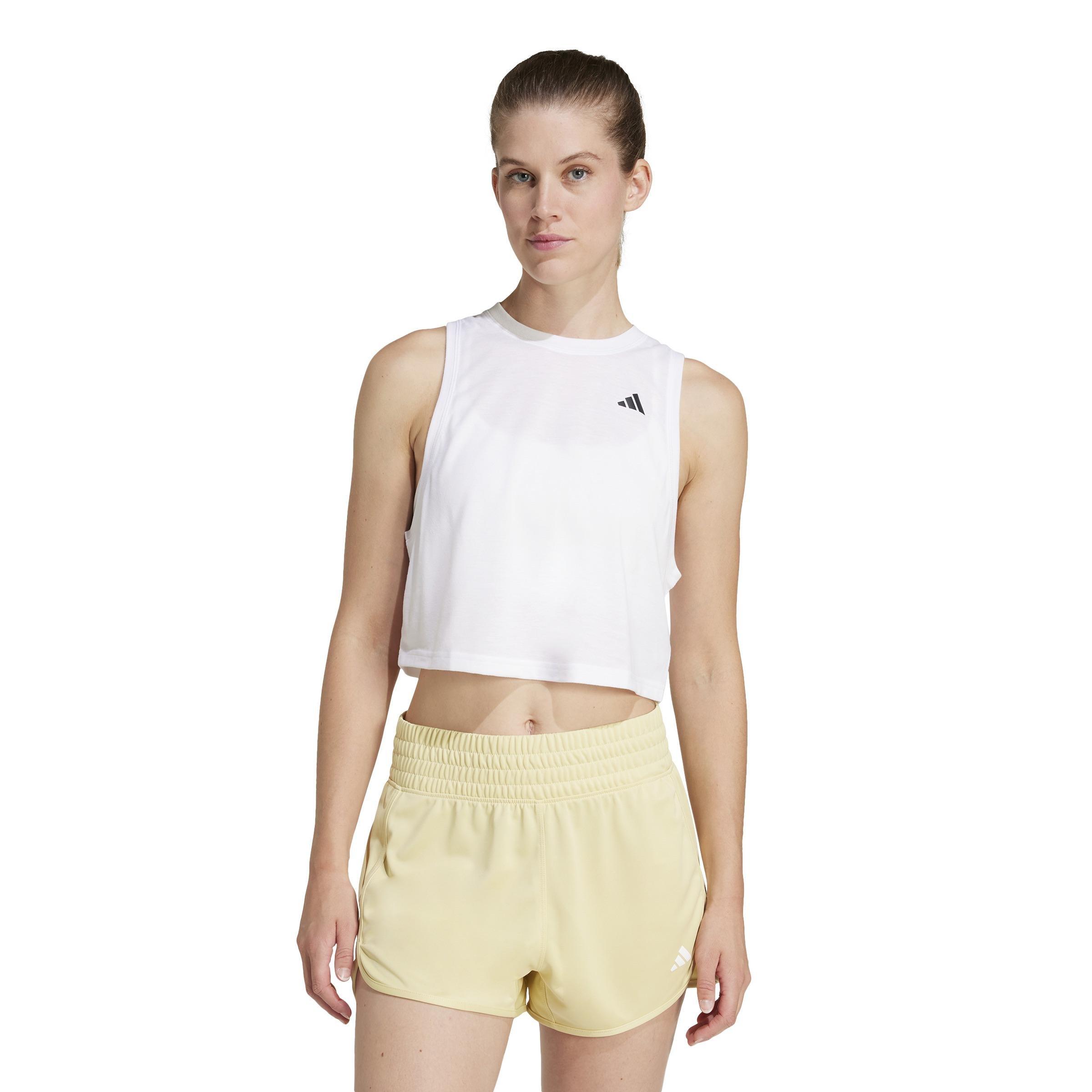 Train Essentials Boxy Workout Tank Top, White, A701_ONE, large image number 6