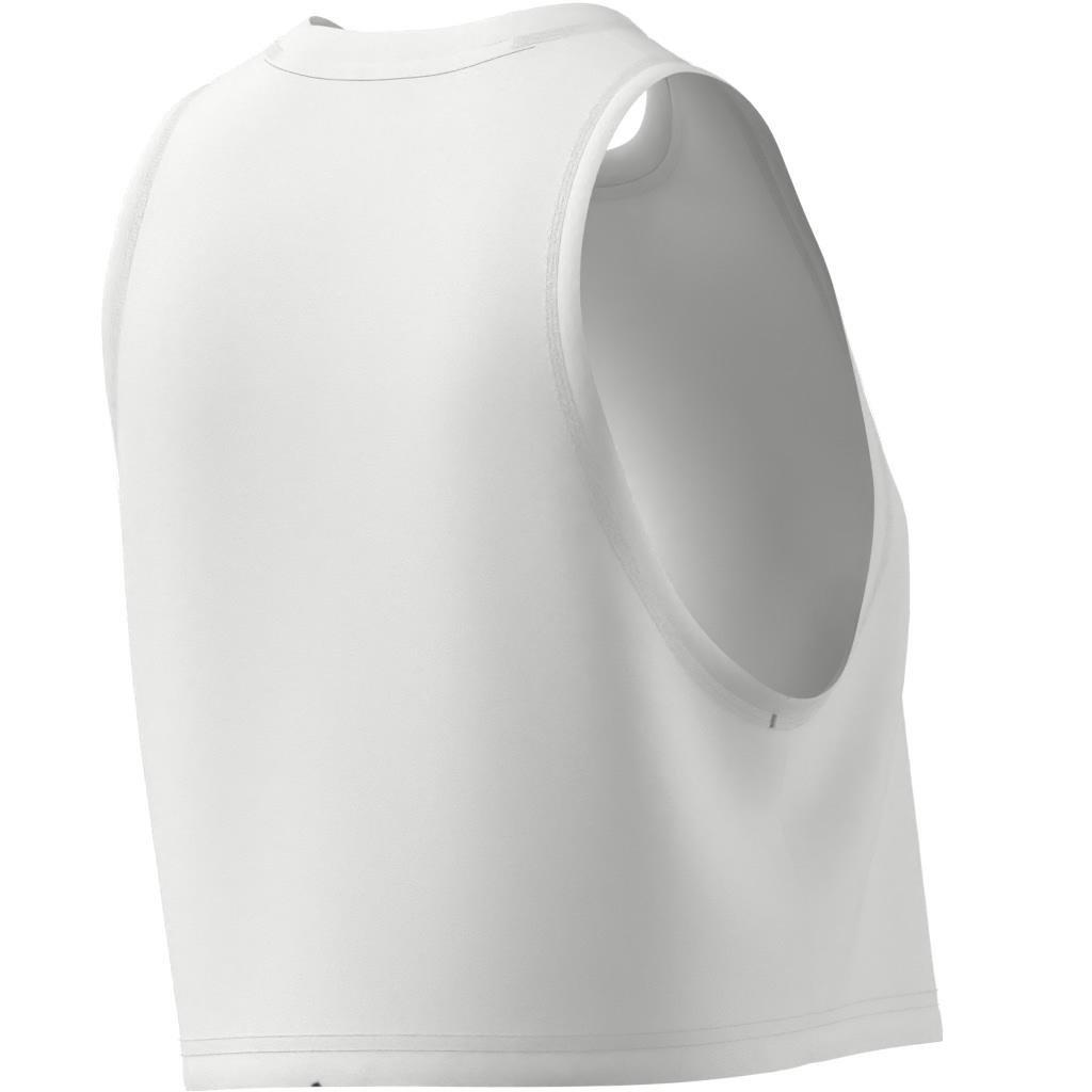 Train Essentials Boxy Workout Tank Top, White, , large image number 11