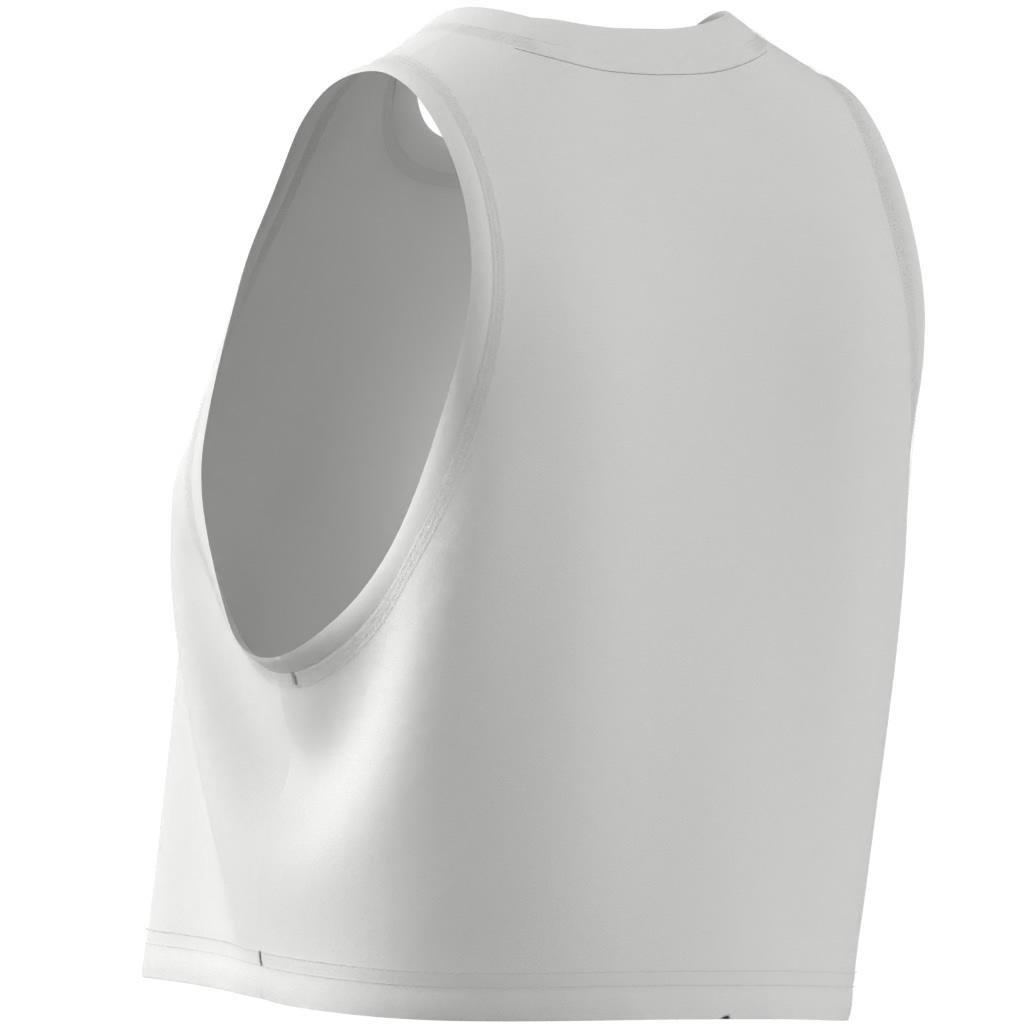 Train Essentials Boxy Workout Tank Top, White, , large image number 13