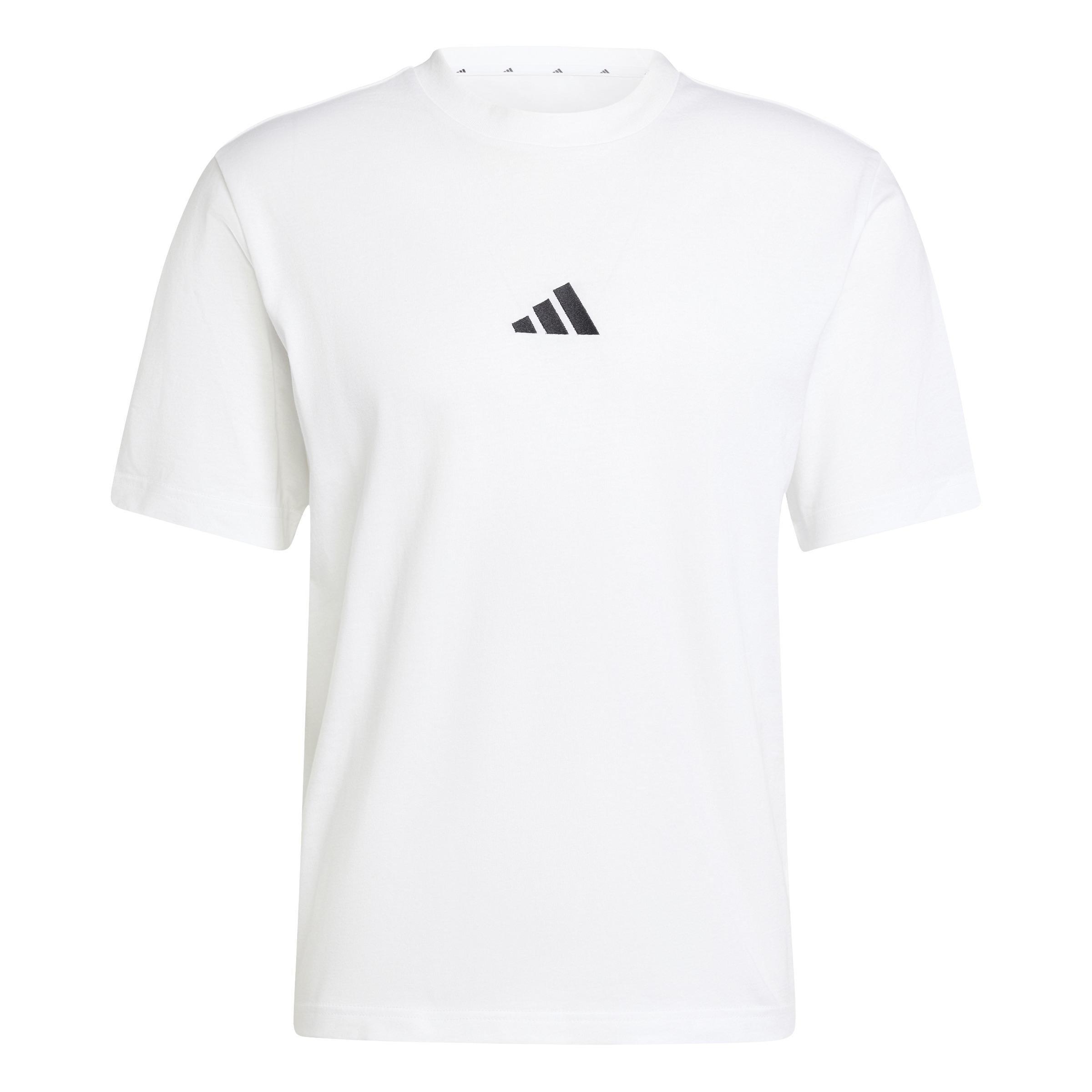 Essentials Small Logo Single Jersey T-Shirt, White, , large image number 0