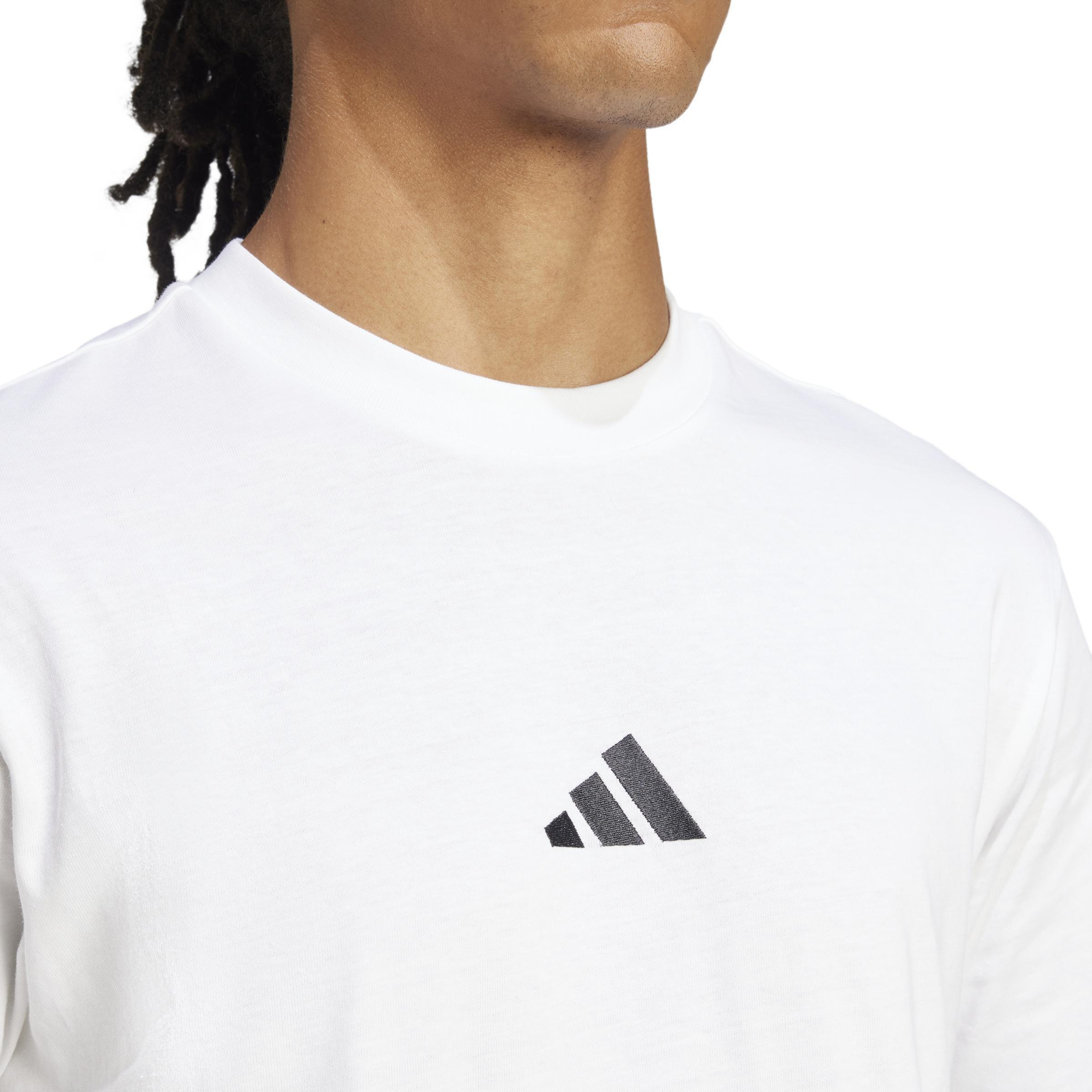 Essentials Small Logo Single Jersey T-Shirt, White, A701_ONE, large image number 2