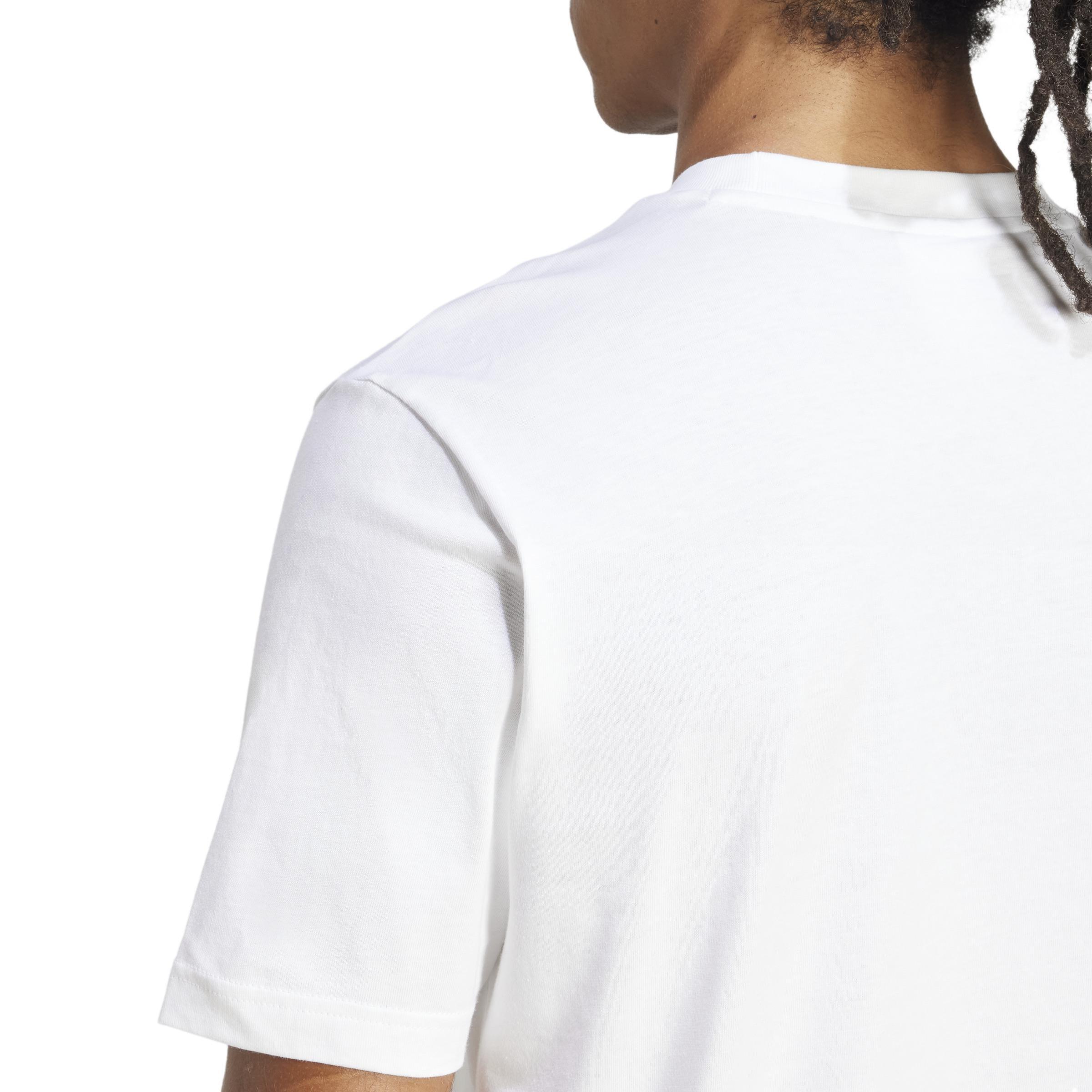 Essentials Small Logo Single Jersey T-Shirt, White, , large image number 3