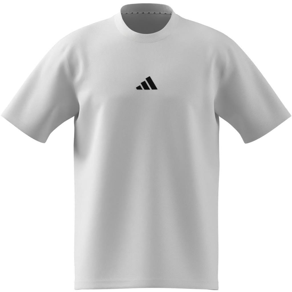 Essentials Small Logo Single Jersey T-Shirt, White, A701_ONE, large image number 7