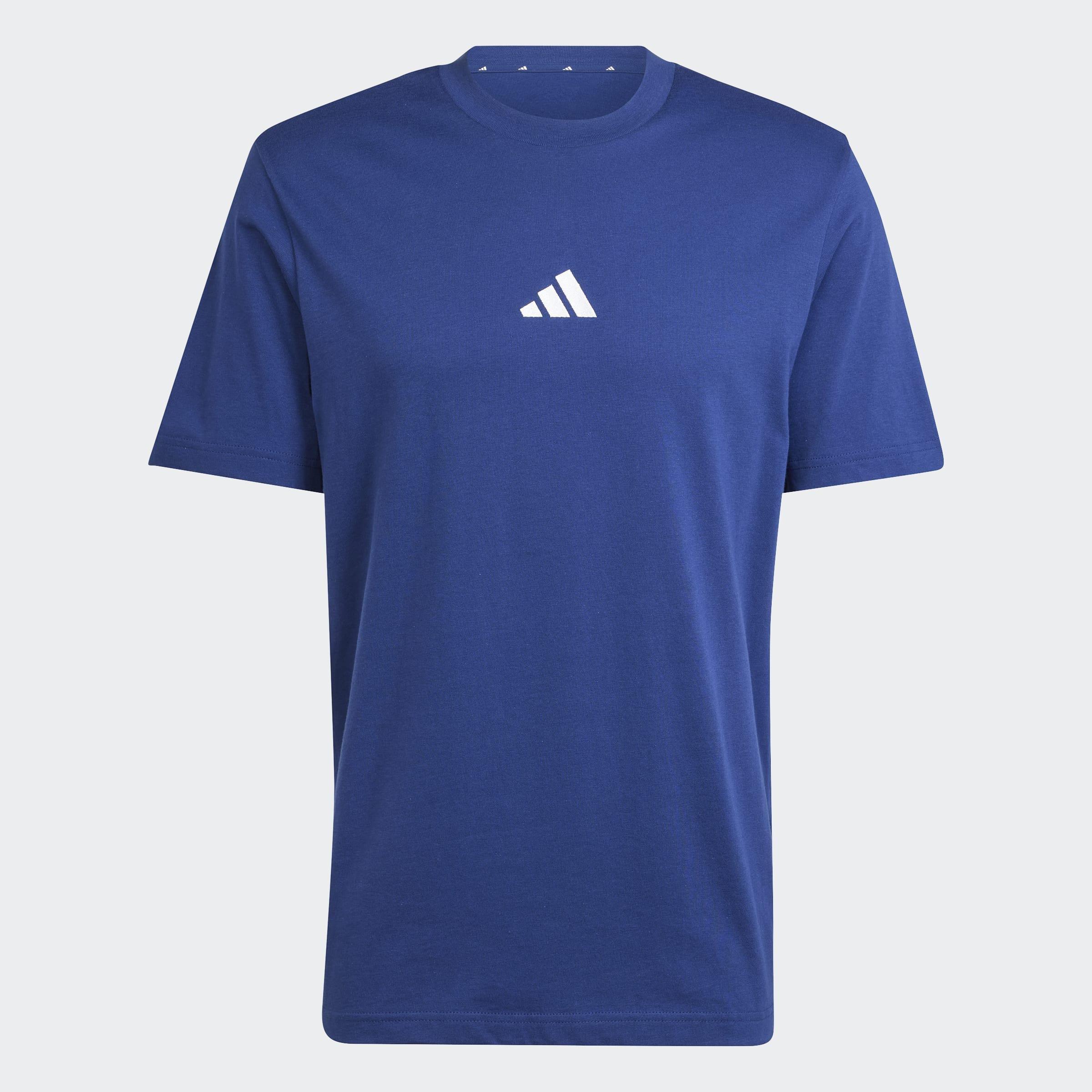 Essentials Small Logo Single Jersey T-Shirt, Blue, A701_ONE, large image number 0