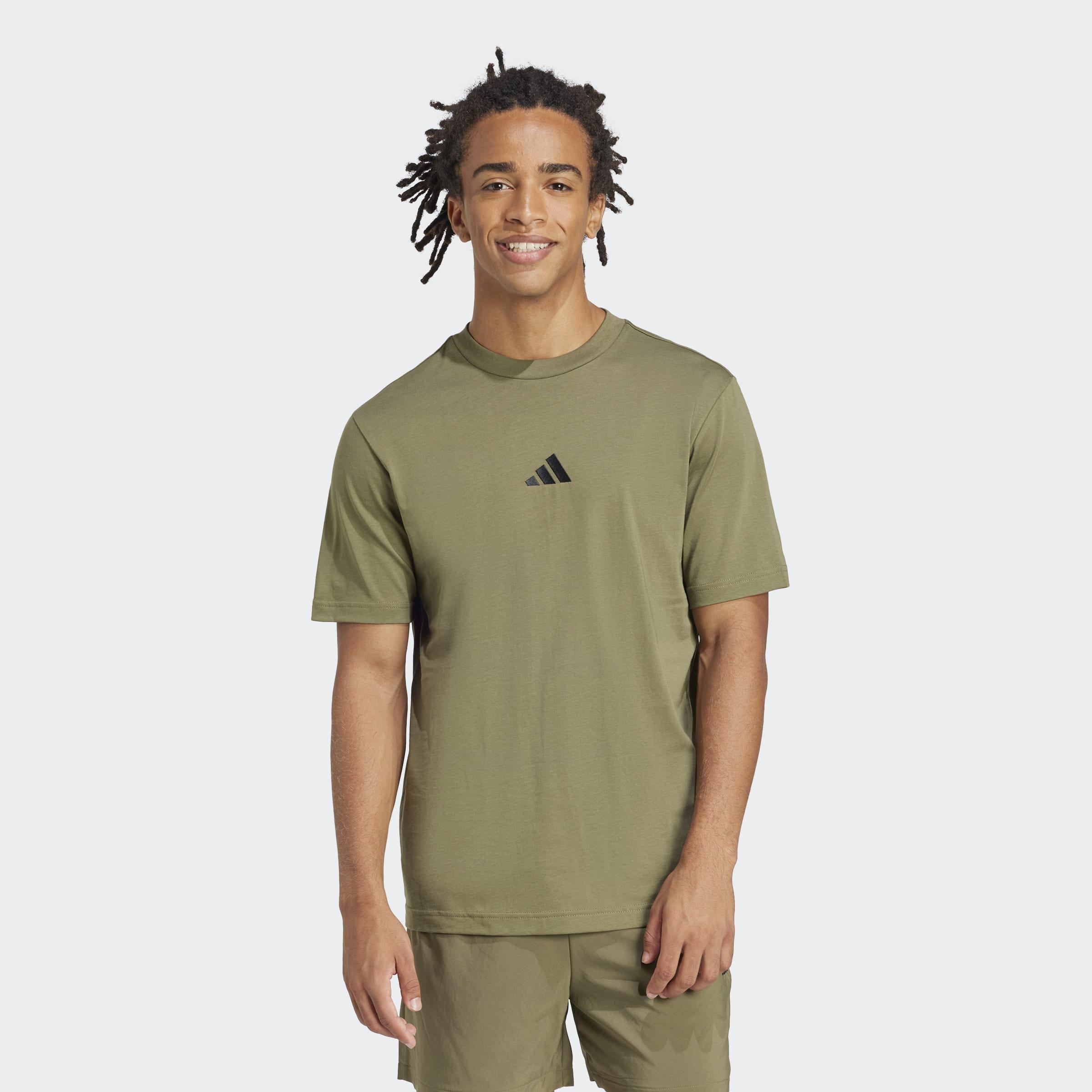 Essentials Small Logo Single Jersey T-Shirt, Green, A701_ONE, large image number 1