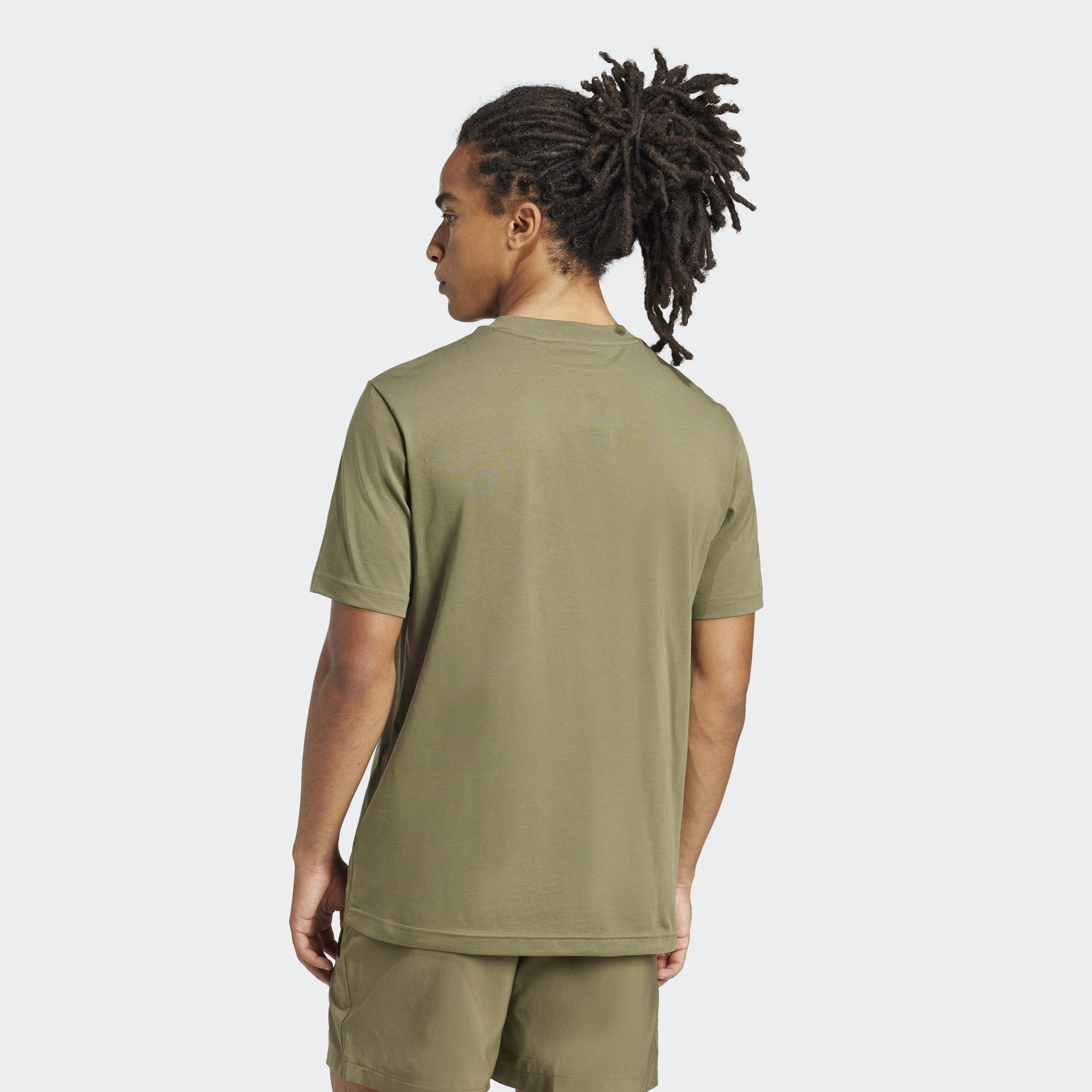 Essentials Small Logo Single Jersey T-Shirt, Green, A701_ONE, large image number 2