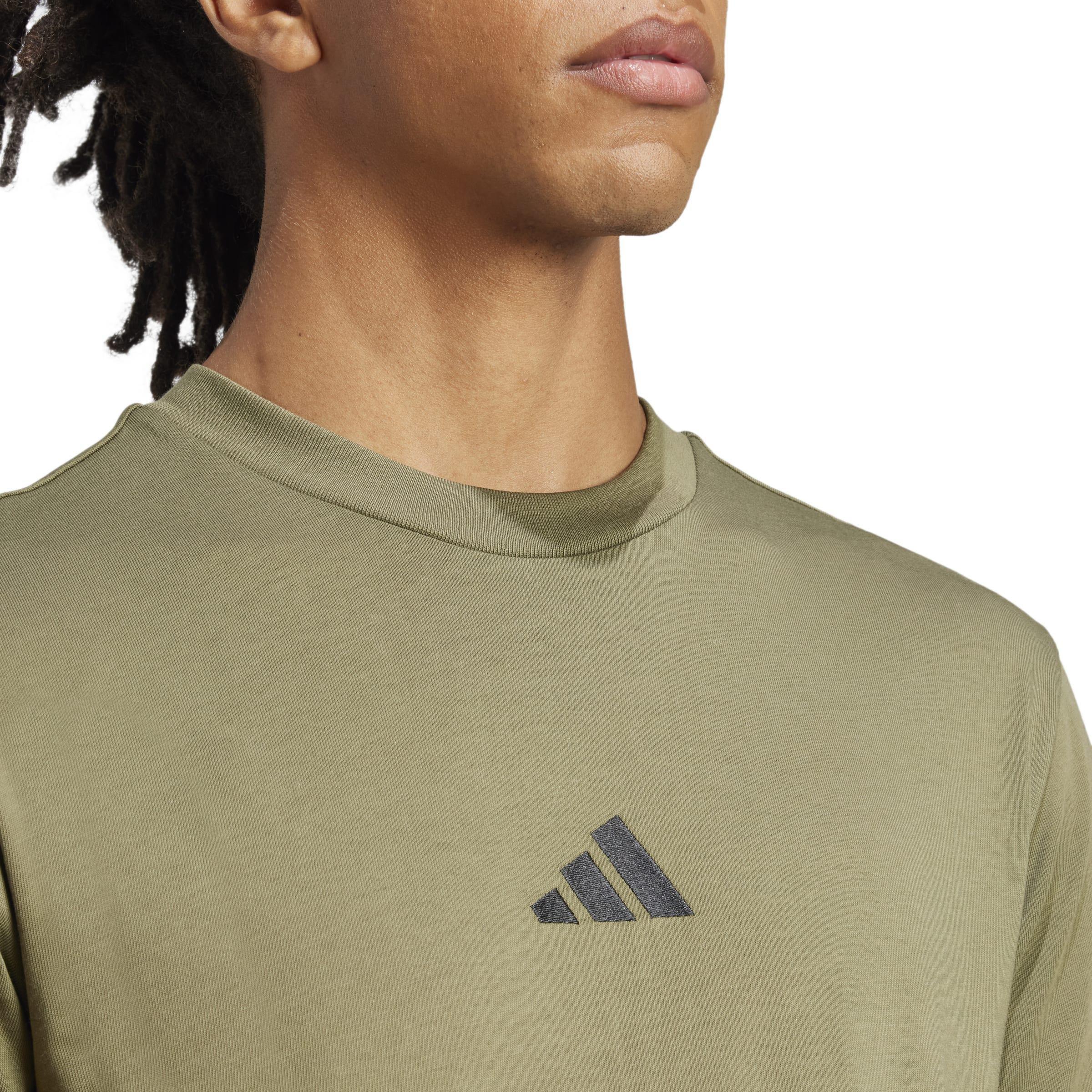 Essentials Small Logo Single Jersey T-Shirt, Green, A701_ONE, large image number 2