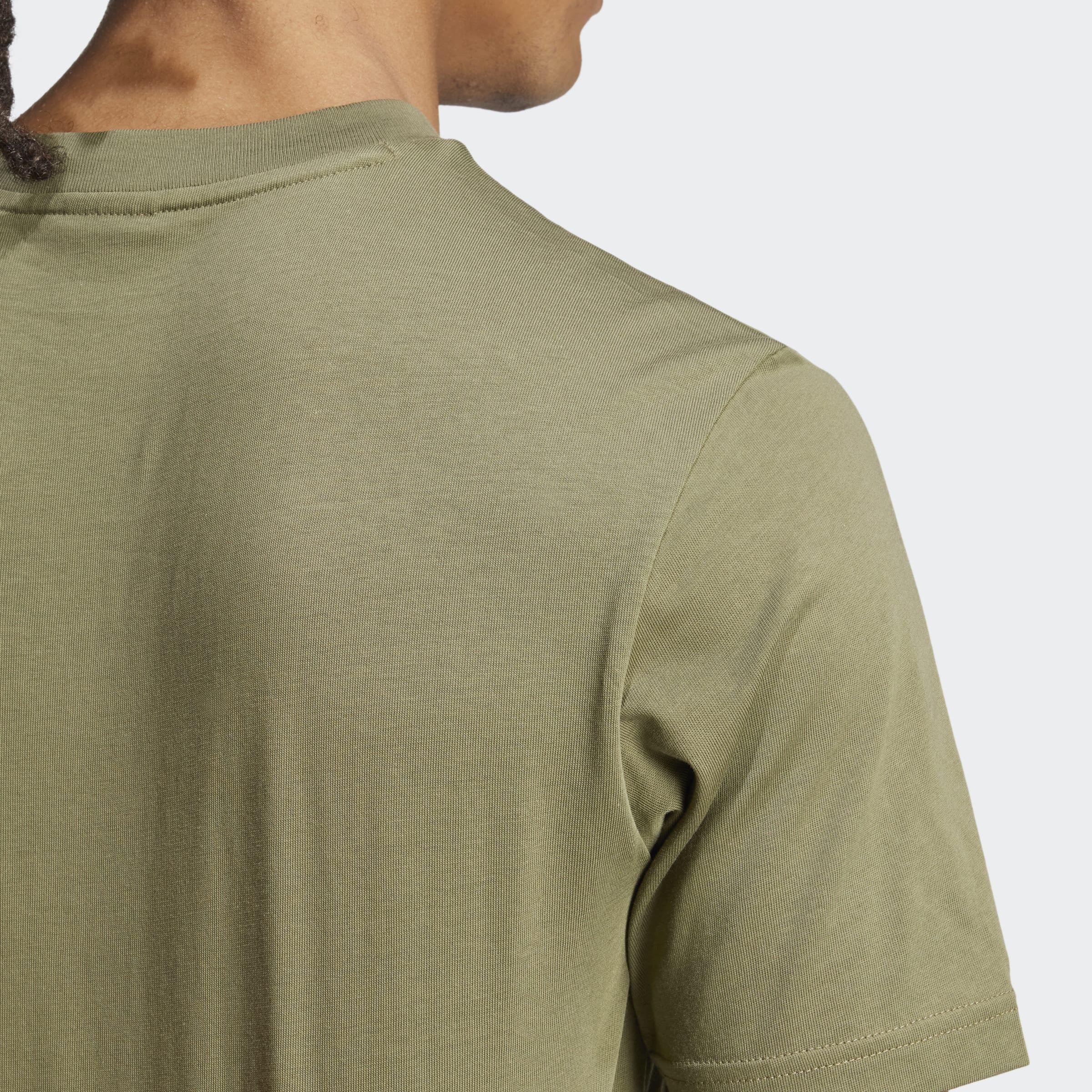 Essentials Small Logo Single Jersey T-Shirt, Green, A701_ONE, large image number 4