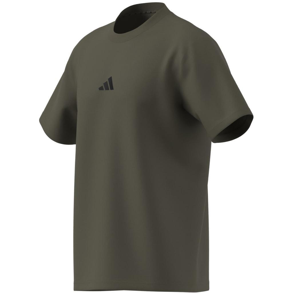 Essentials Small Logo Single Jersey T-Shirt, Green, A701_ONE, large image number 10