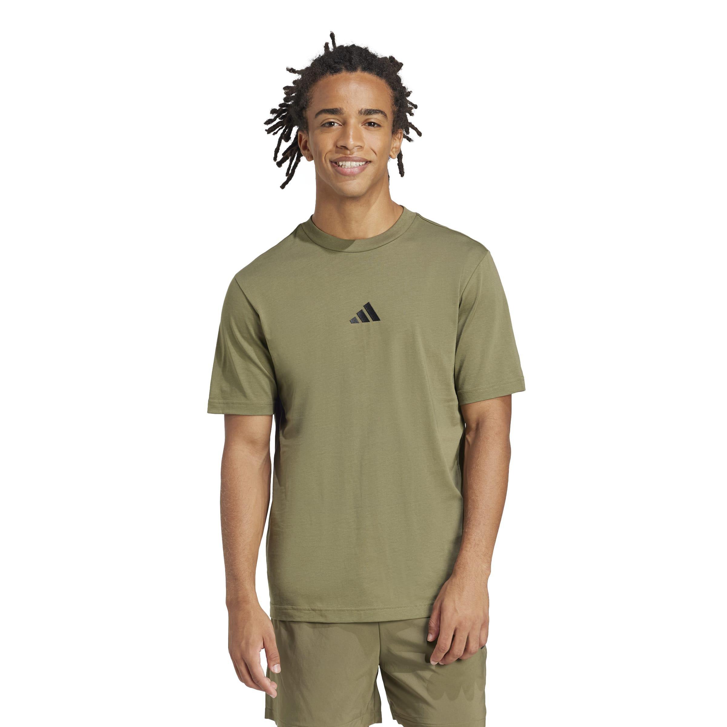 Essentials Small Logo Single Jersey T-Shirt, Green, A701_ONE, large image number 13