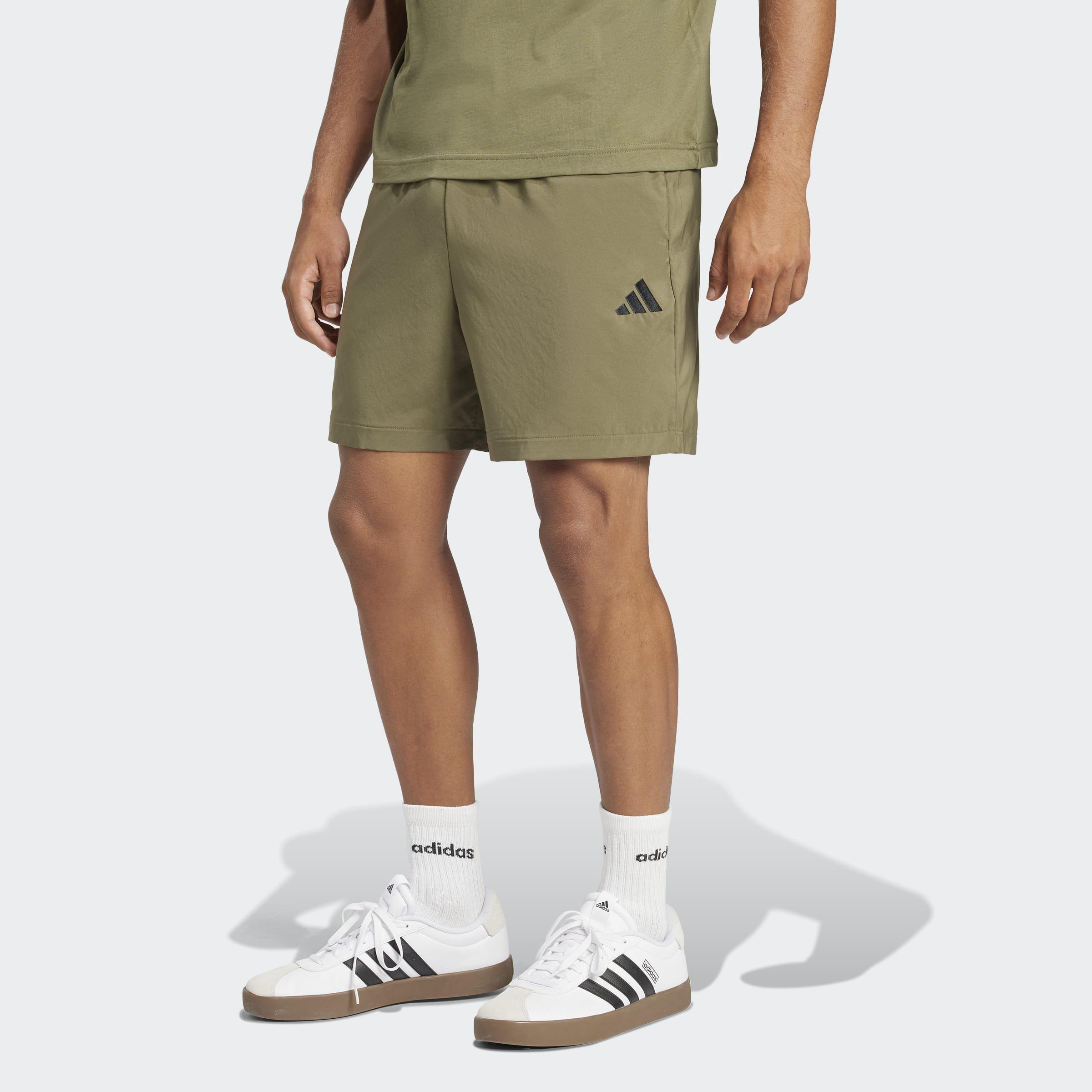 Essentials Small Logo Chelsea Shorts, Green, A701_ONE, large image number 5
