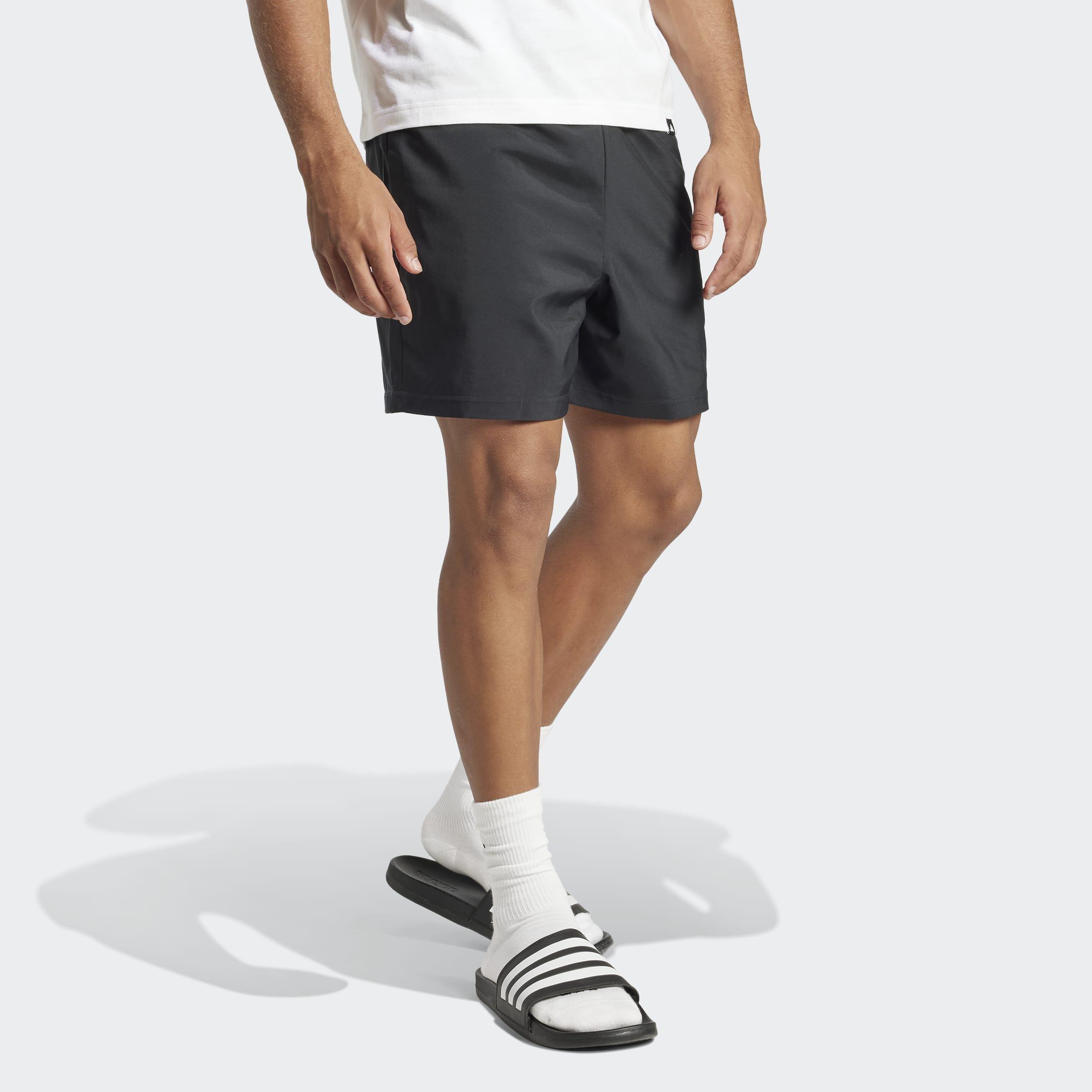 Essentials Small Logo Chelsea Shorts, Black, A701_ONE, large image number 4