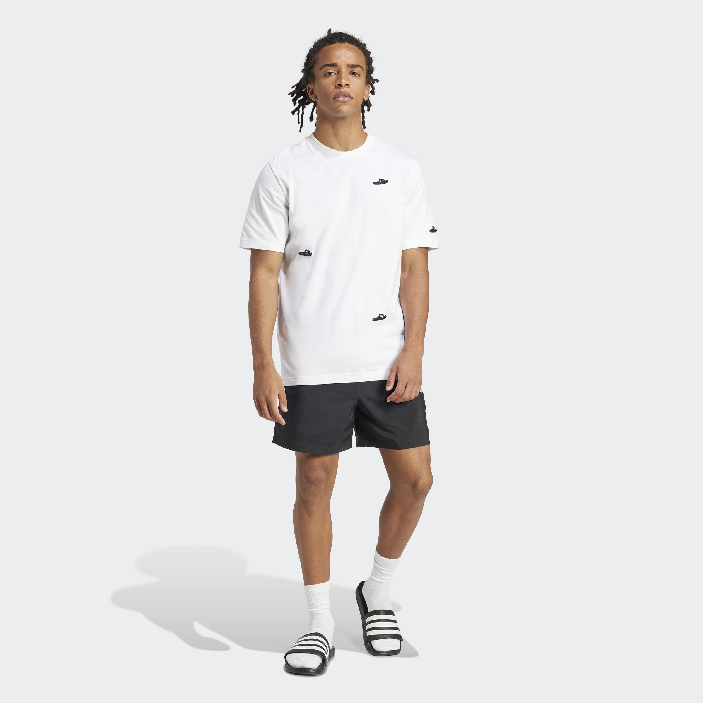 Essentials Small Logo Chelsea Shorts, Black, A701_ONE, large image number 5