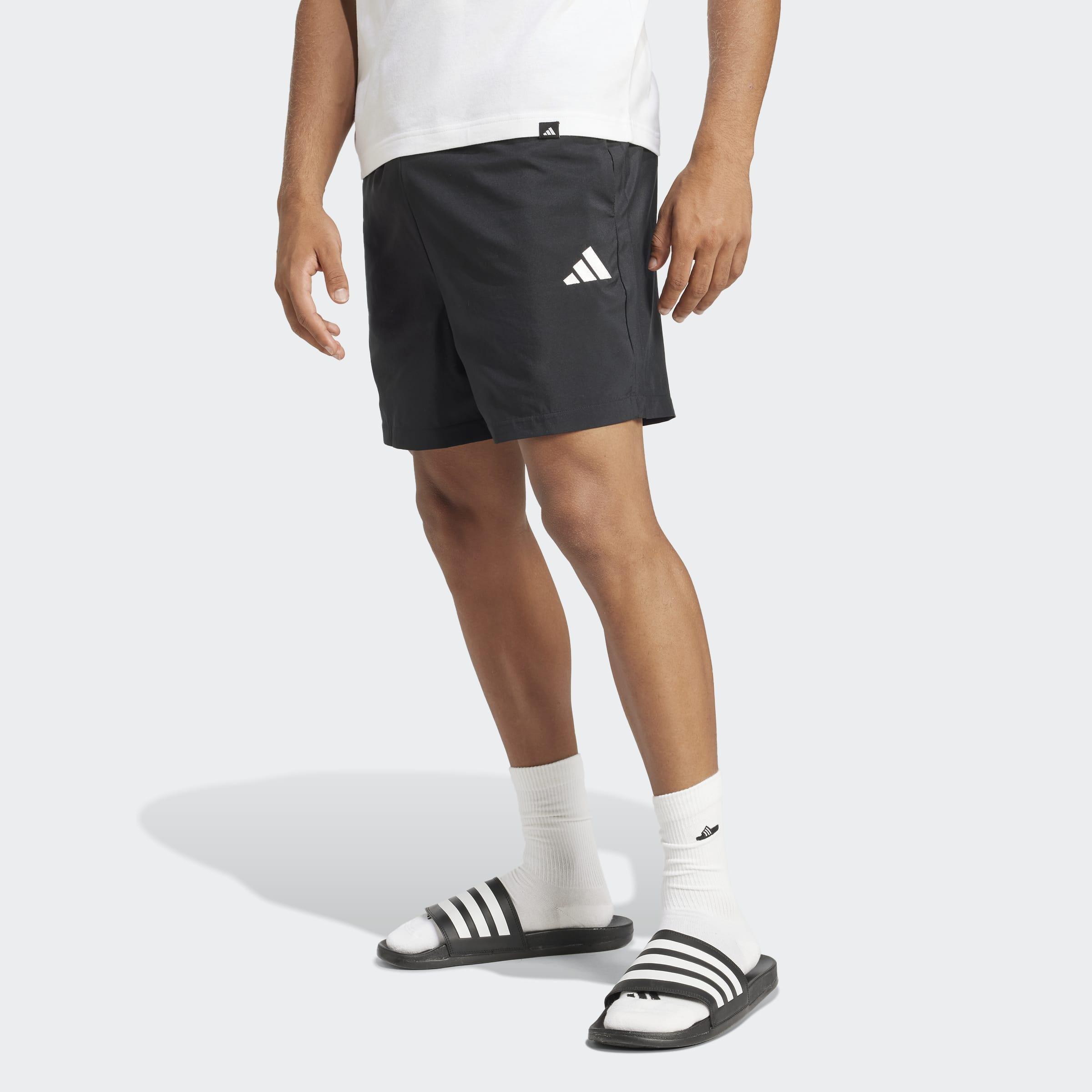 Essentials Small Logo Chelsea Shorts, Black, A701_ONE, large image number 6