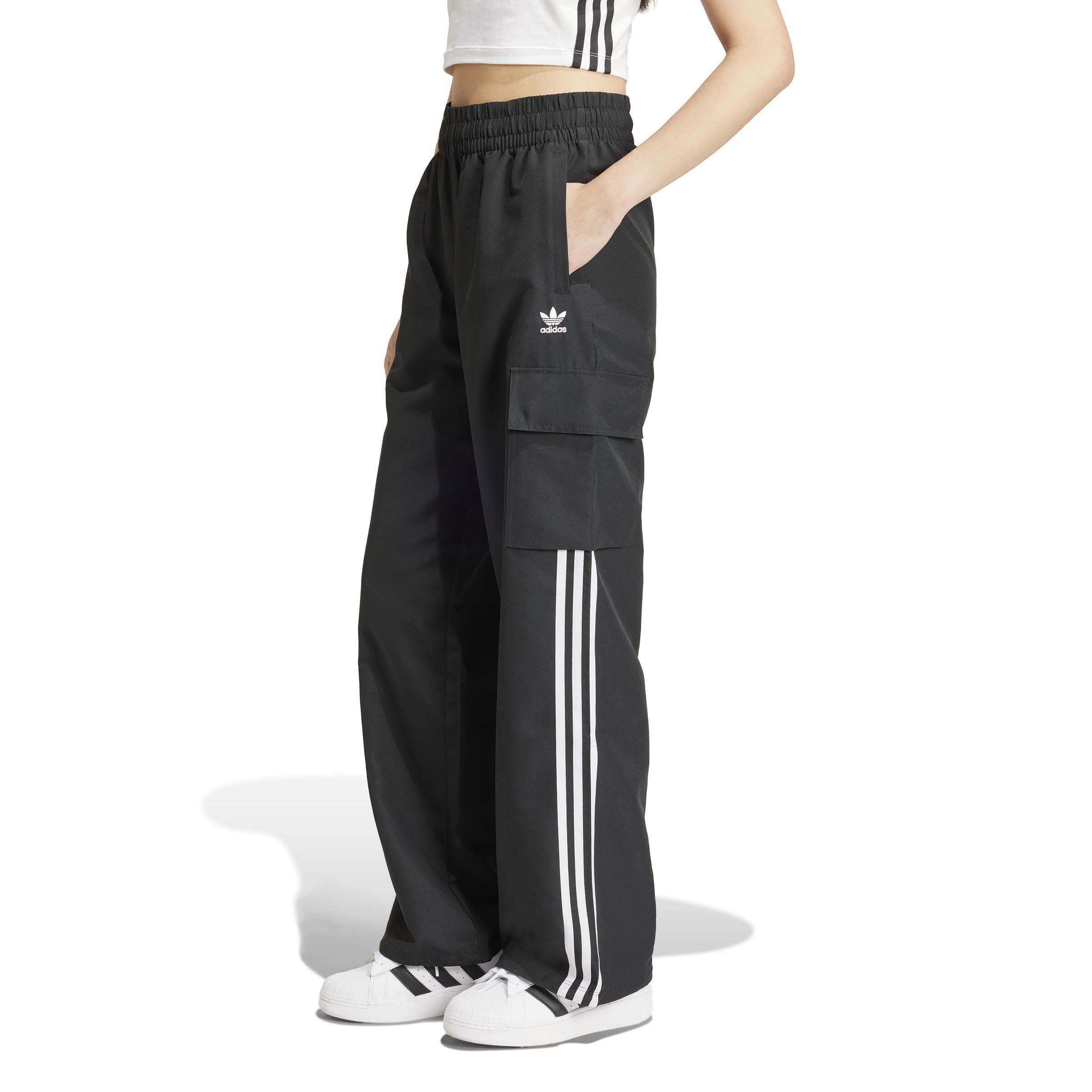 Adicolor 3-Stripes Cargo Tracksuit Bottoms, Black, A701_ONE, large image number 11