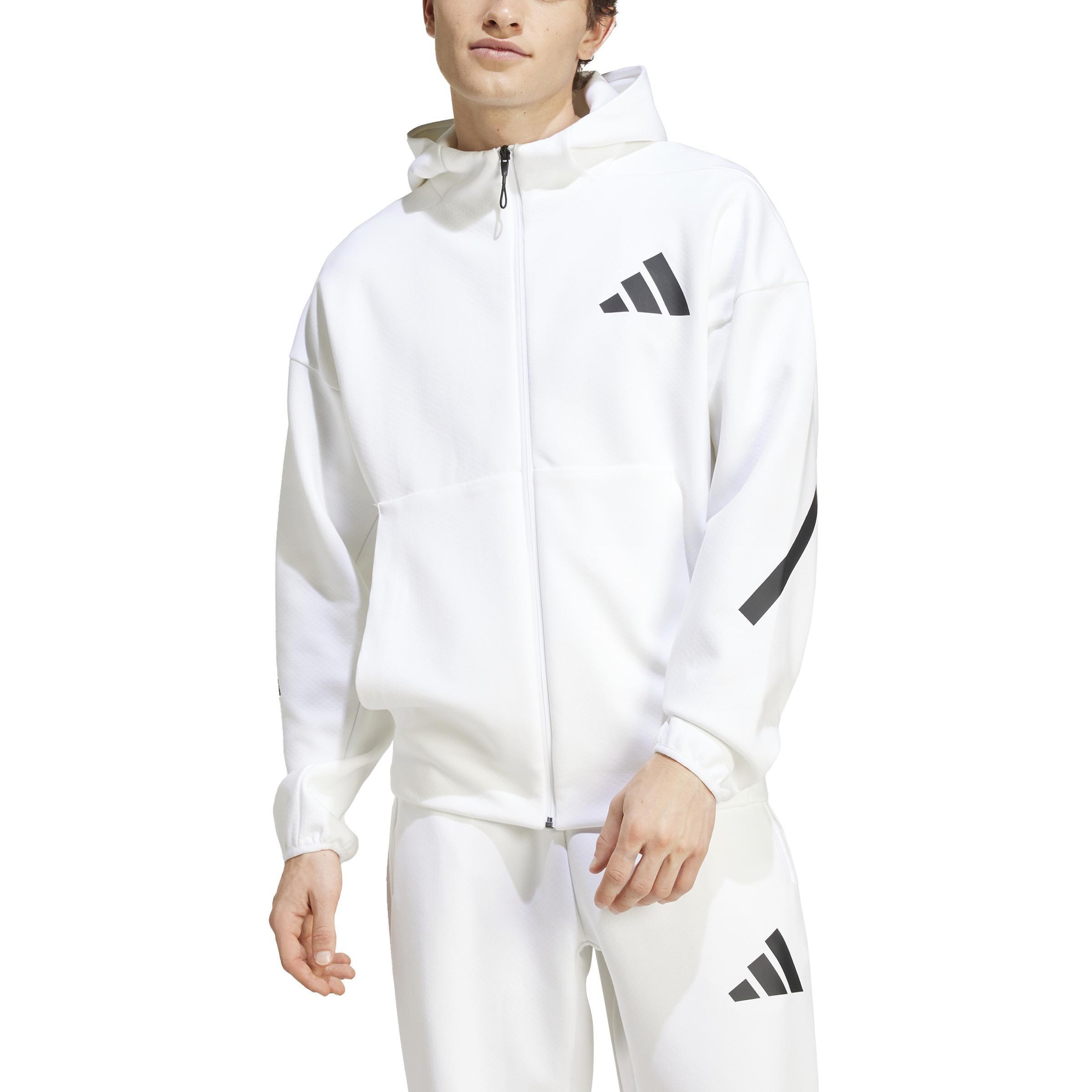 Adidas Z.N.E. Full Zip, White, A701_ONE, large image number 1