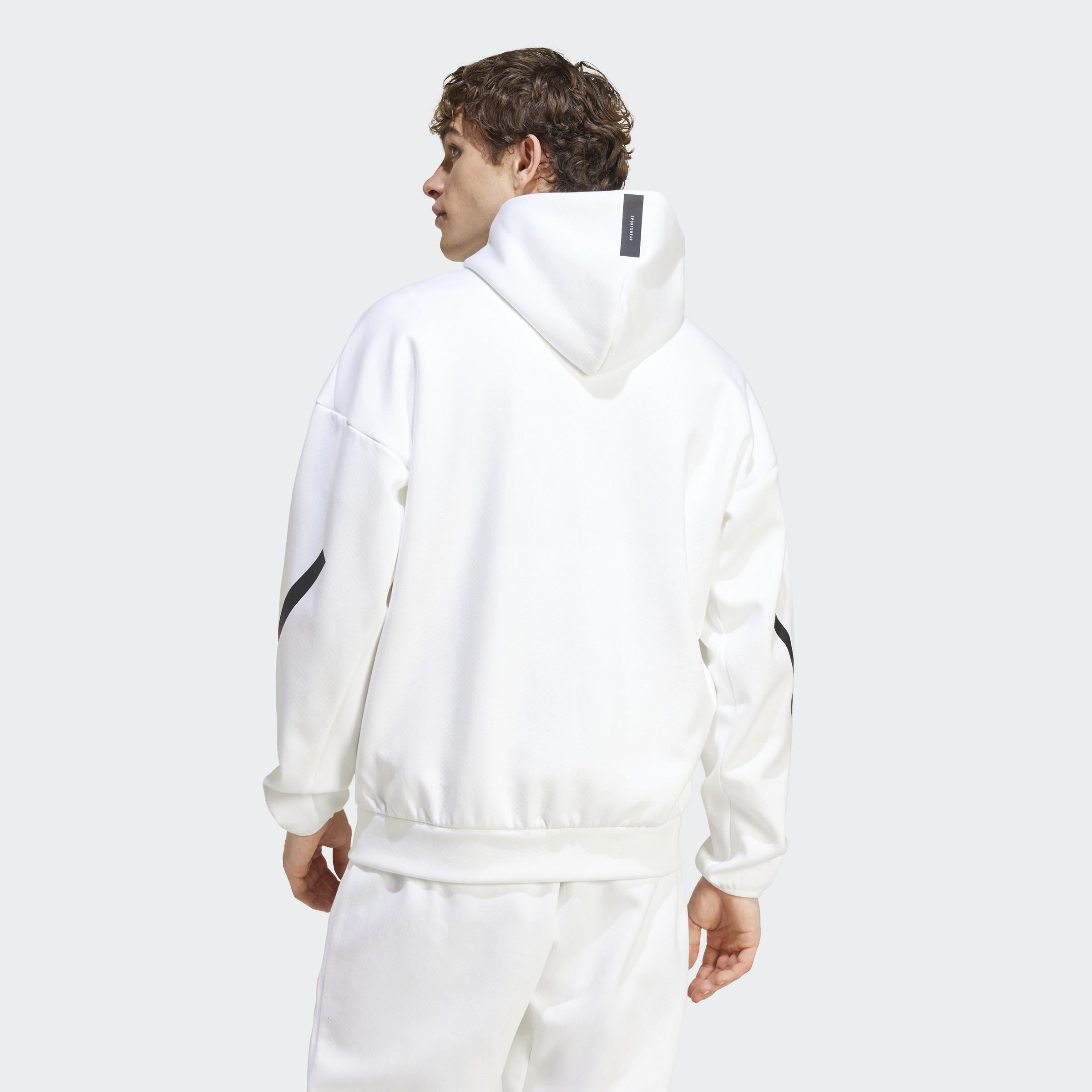 Adidas Z.N.E. Full Zip, White, A701_ONE, medium