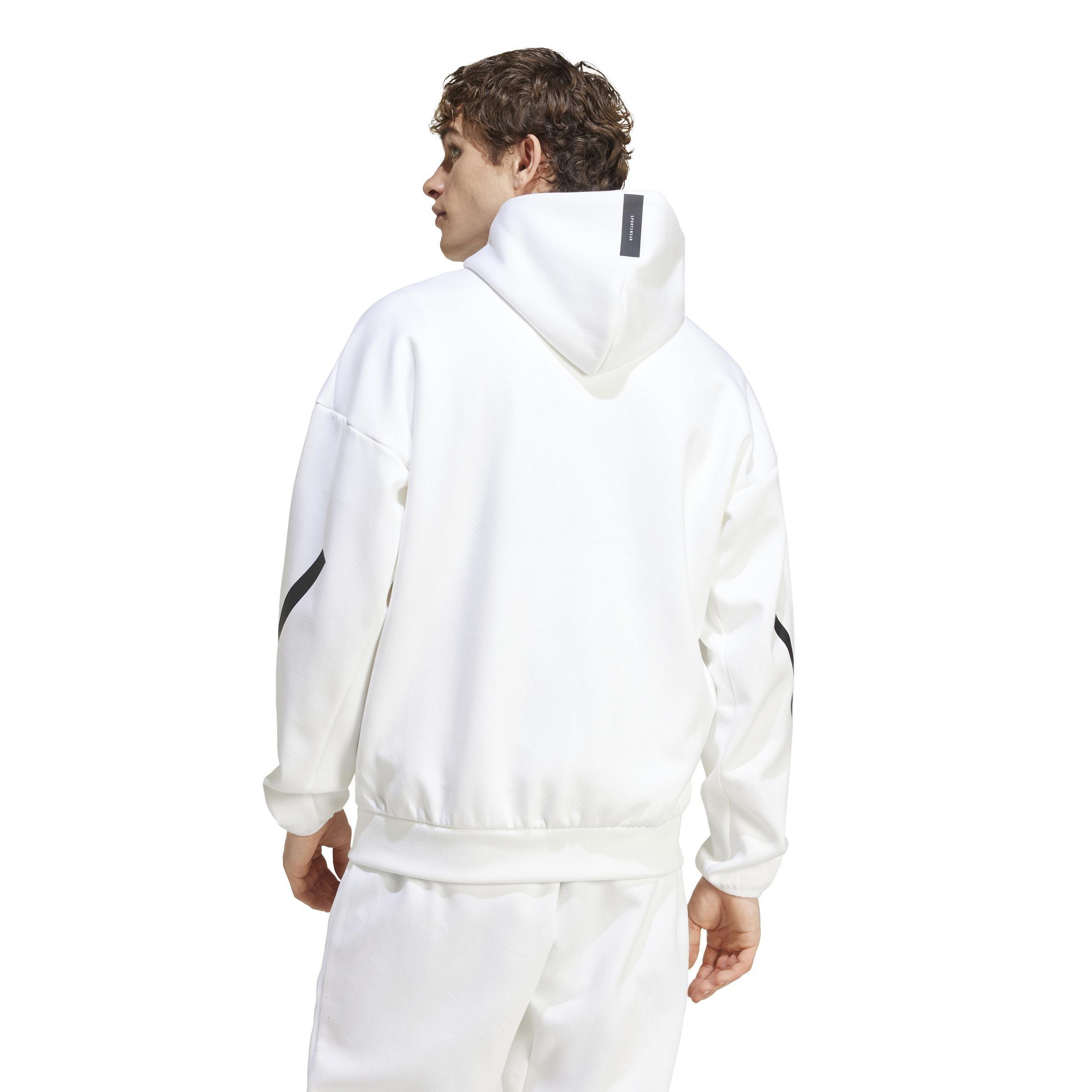 Adidas Z.N.E. Full Zip, White, A701_ONE, large image number 3