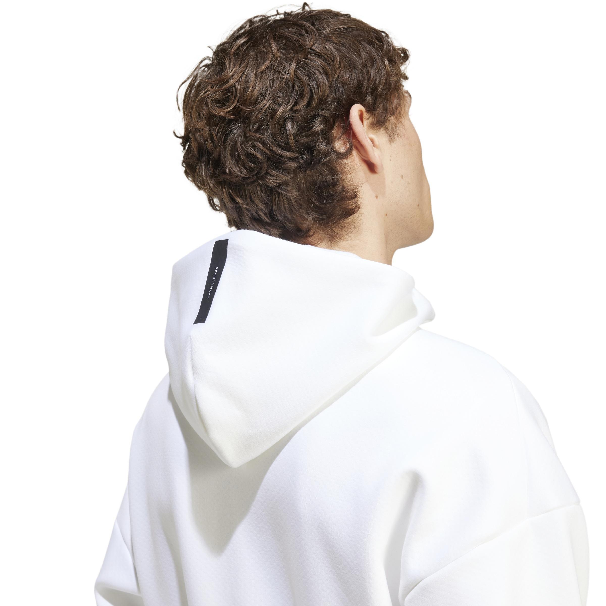 Adidas Z.N.E. Full Zip, White, A701_ONE, large image number 4