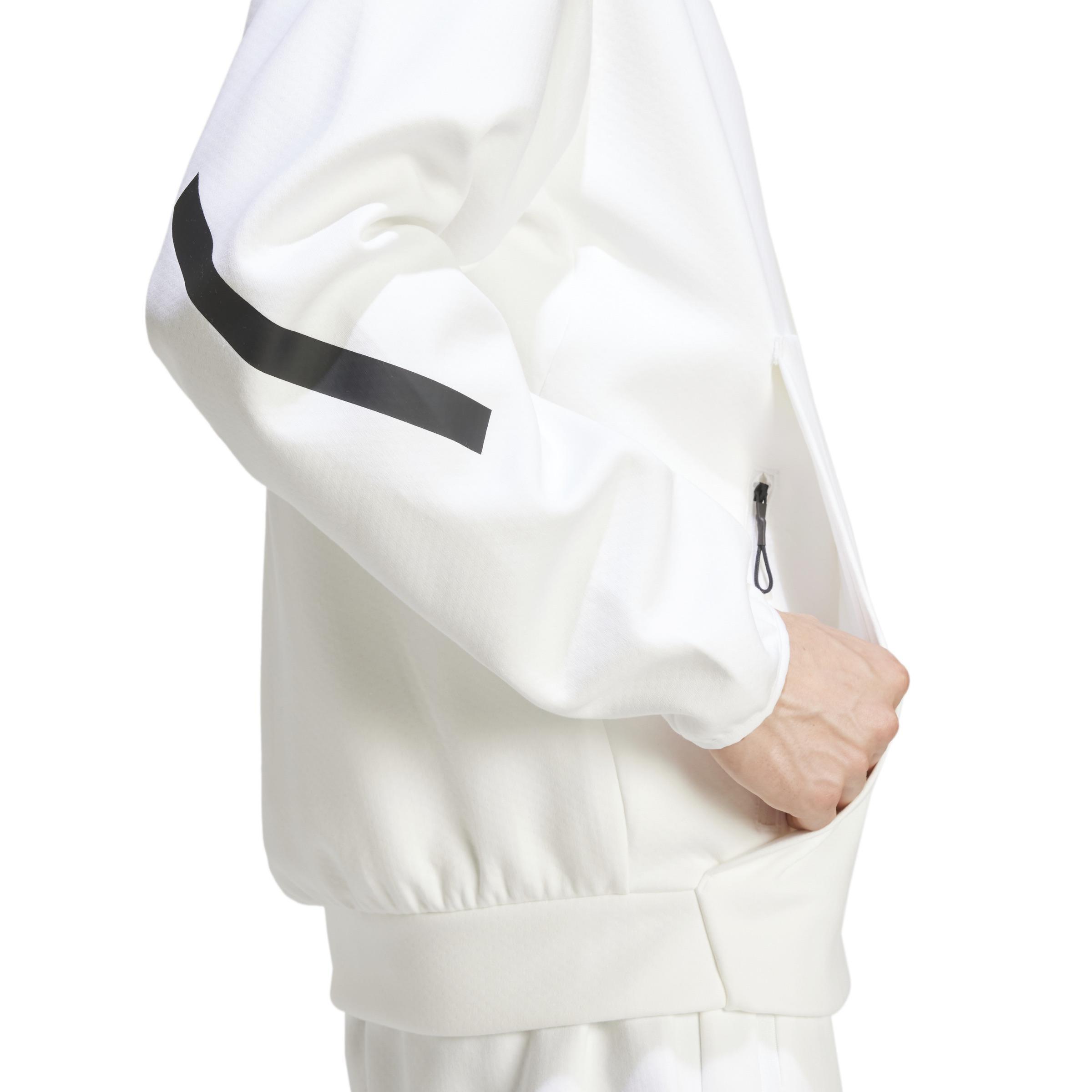 Adidas Z.N.E. Full Zip, White, A701_ONE, large image number 5