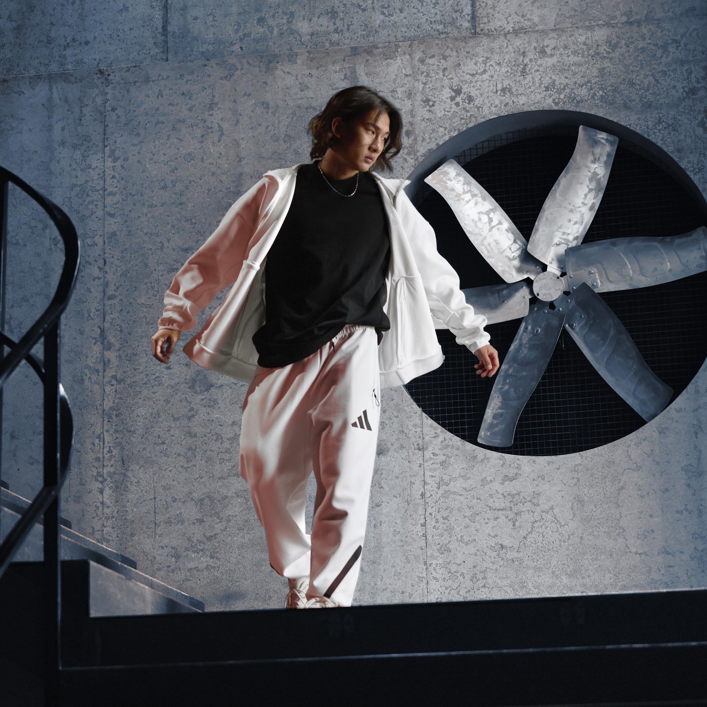 Z.N.E. Tracksuit Bottoms, White, , large image number 13