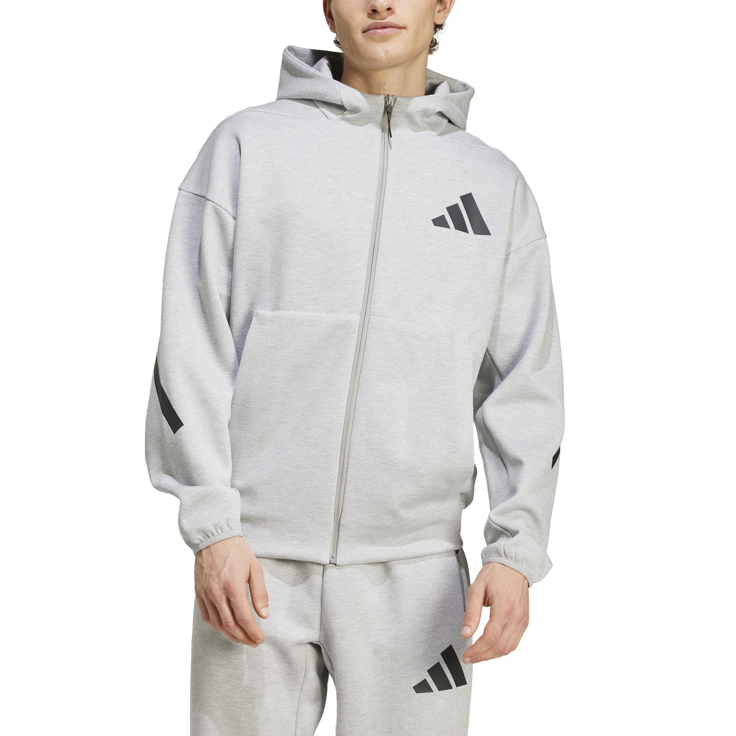 Z.N.E. Full-Zip Hooded Track Jacket, Grey, , large image number 2